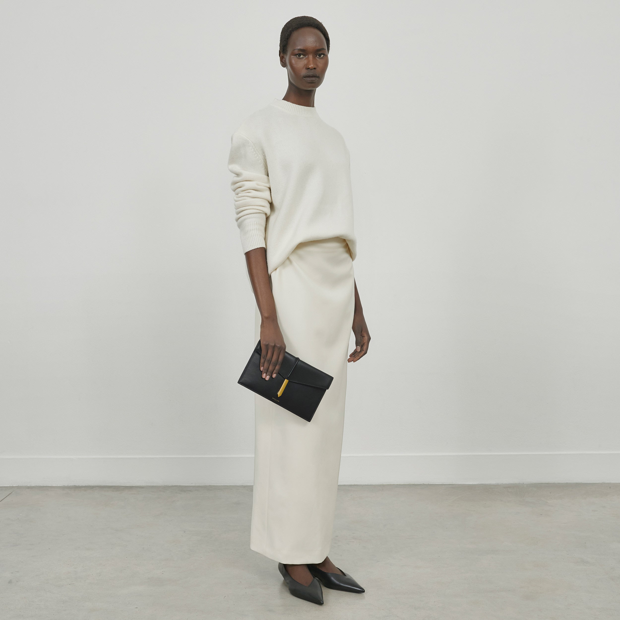 The Tokyo Clutch - burgundy smooth