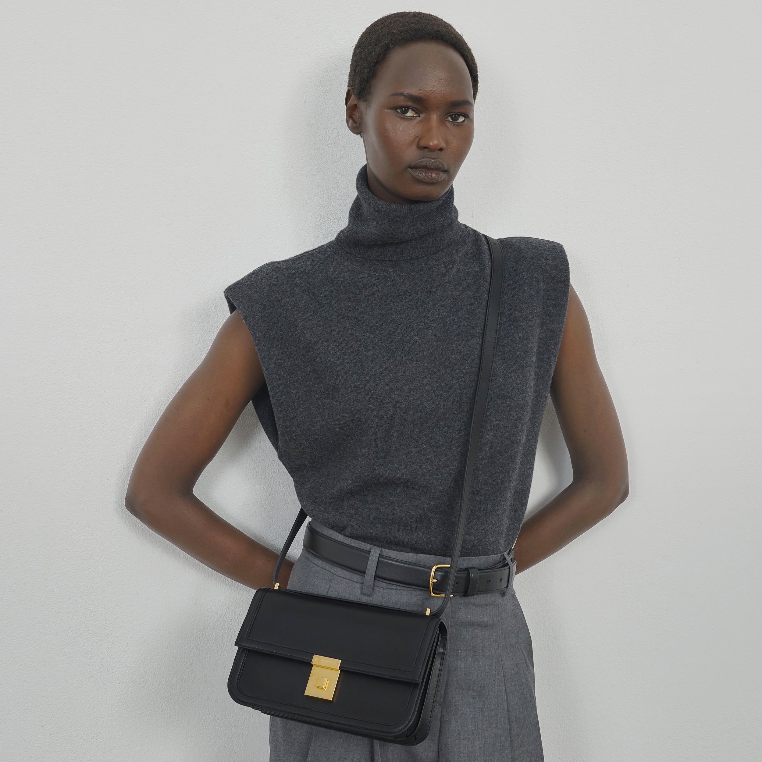 The Paris Crossbody - deep olive suede