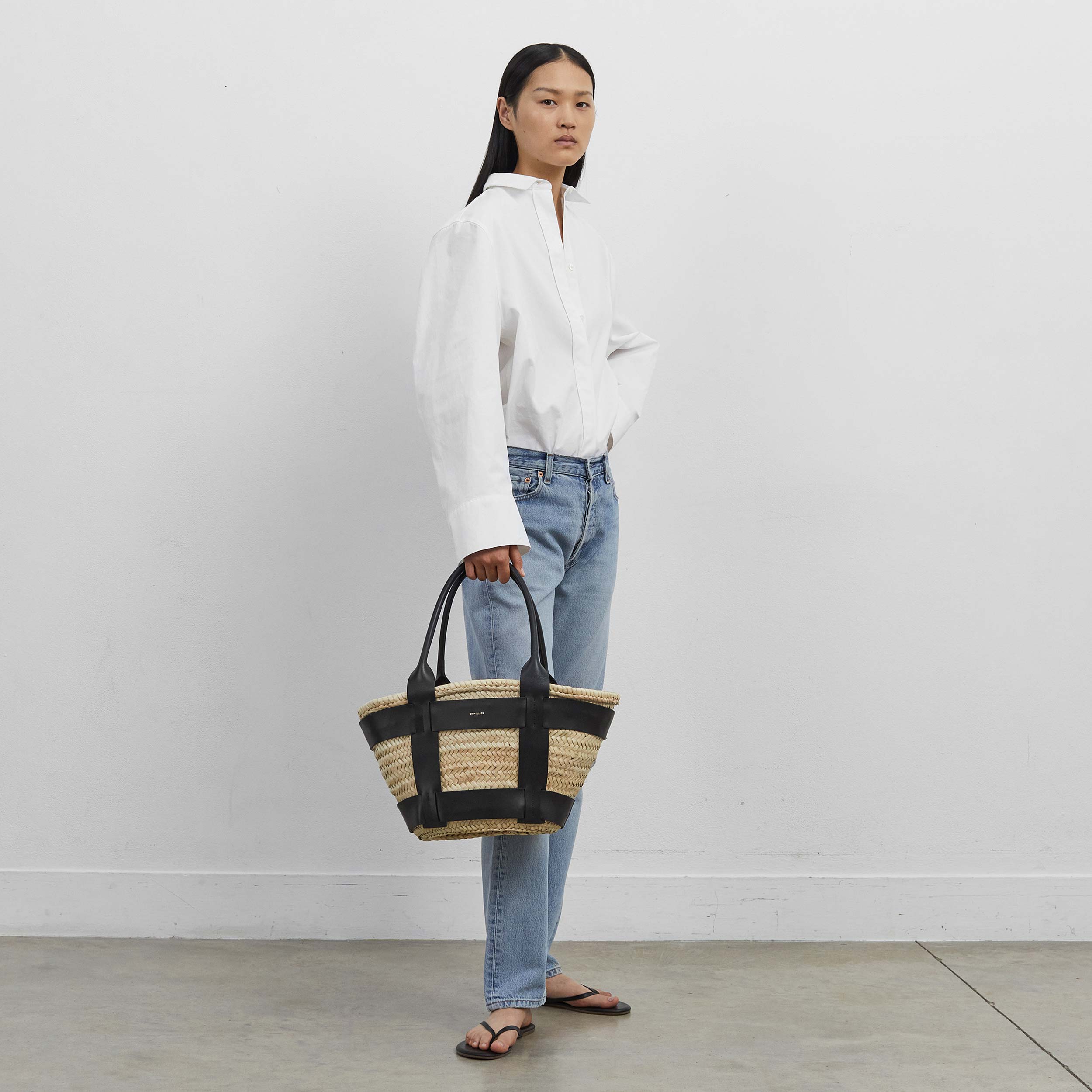 The Santorini - natural basket tan smooth