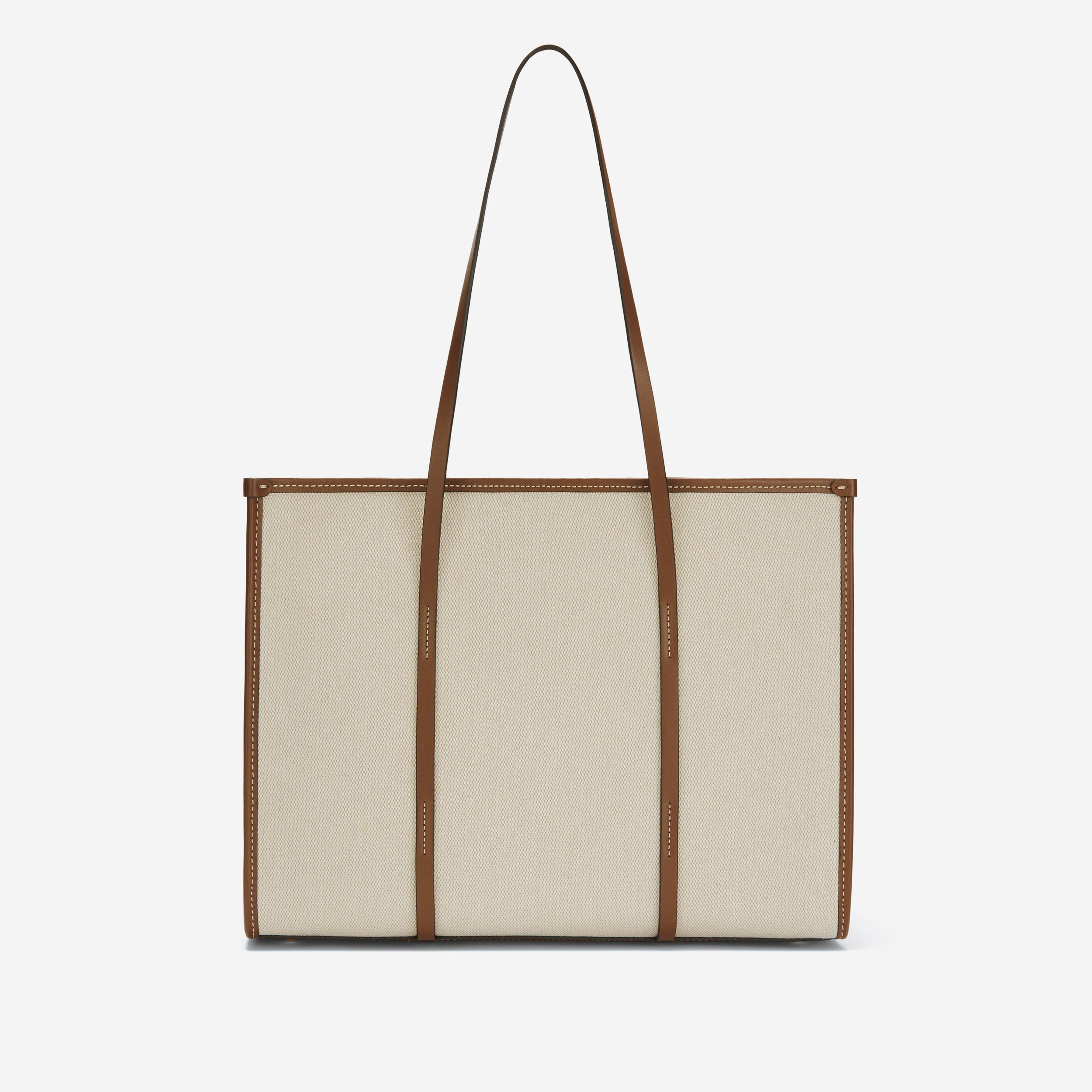 The Capri - salt & pepper canvas tan smooth