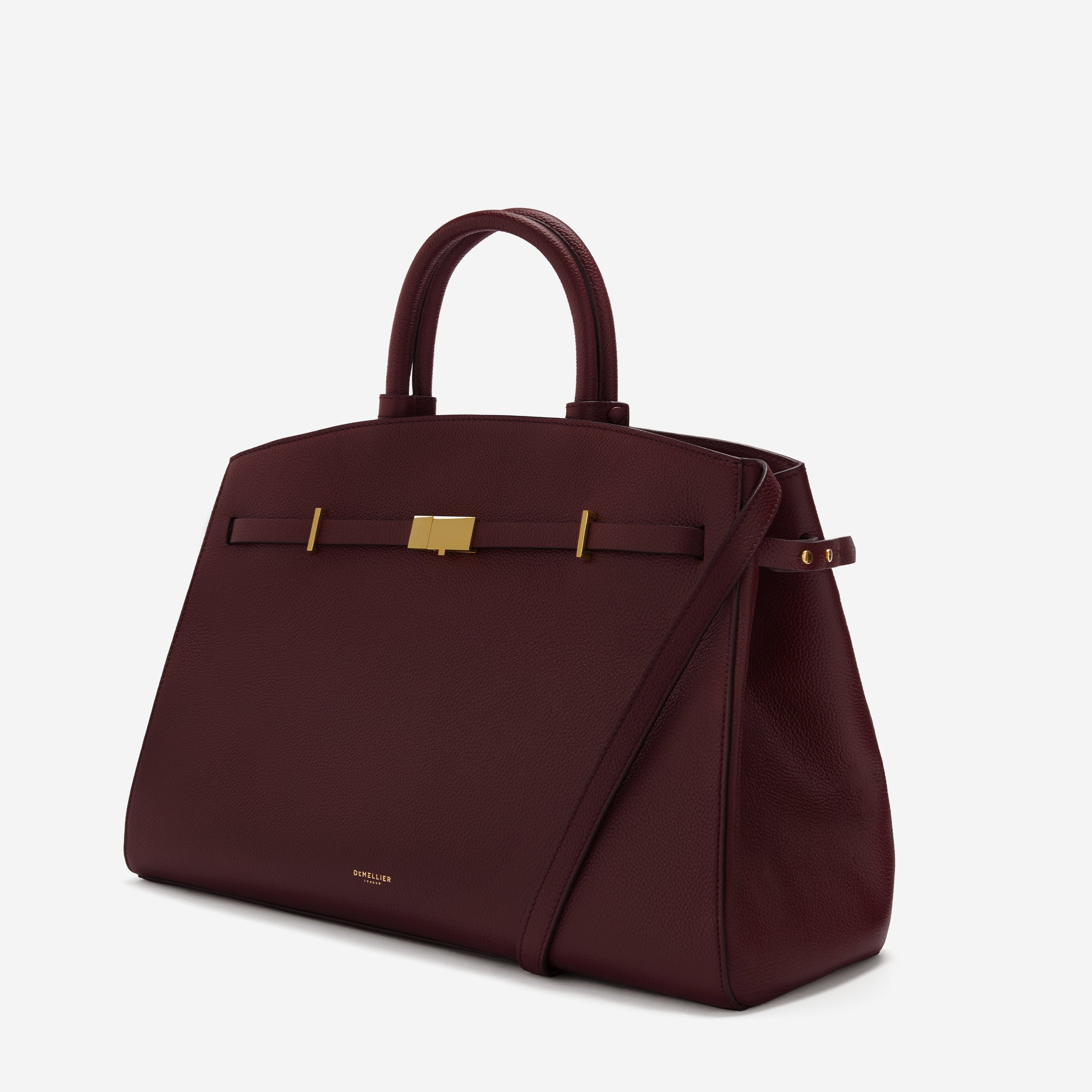 The Hudson - burgundy small grain
