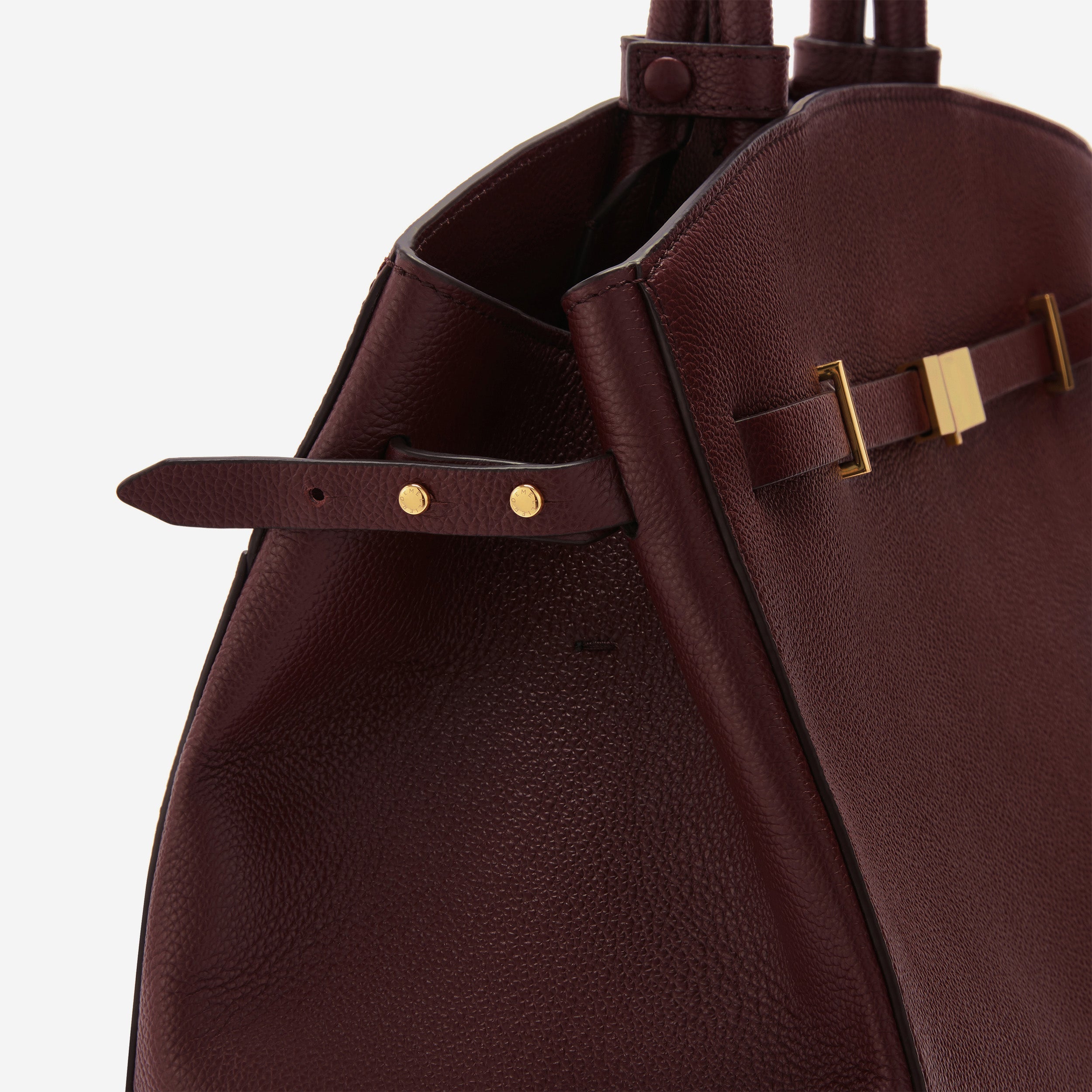 The Hudson - burgundy small grain