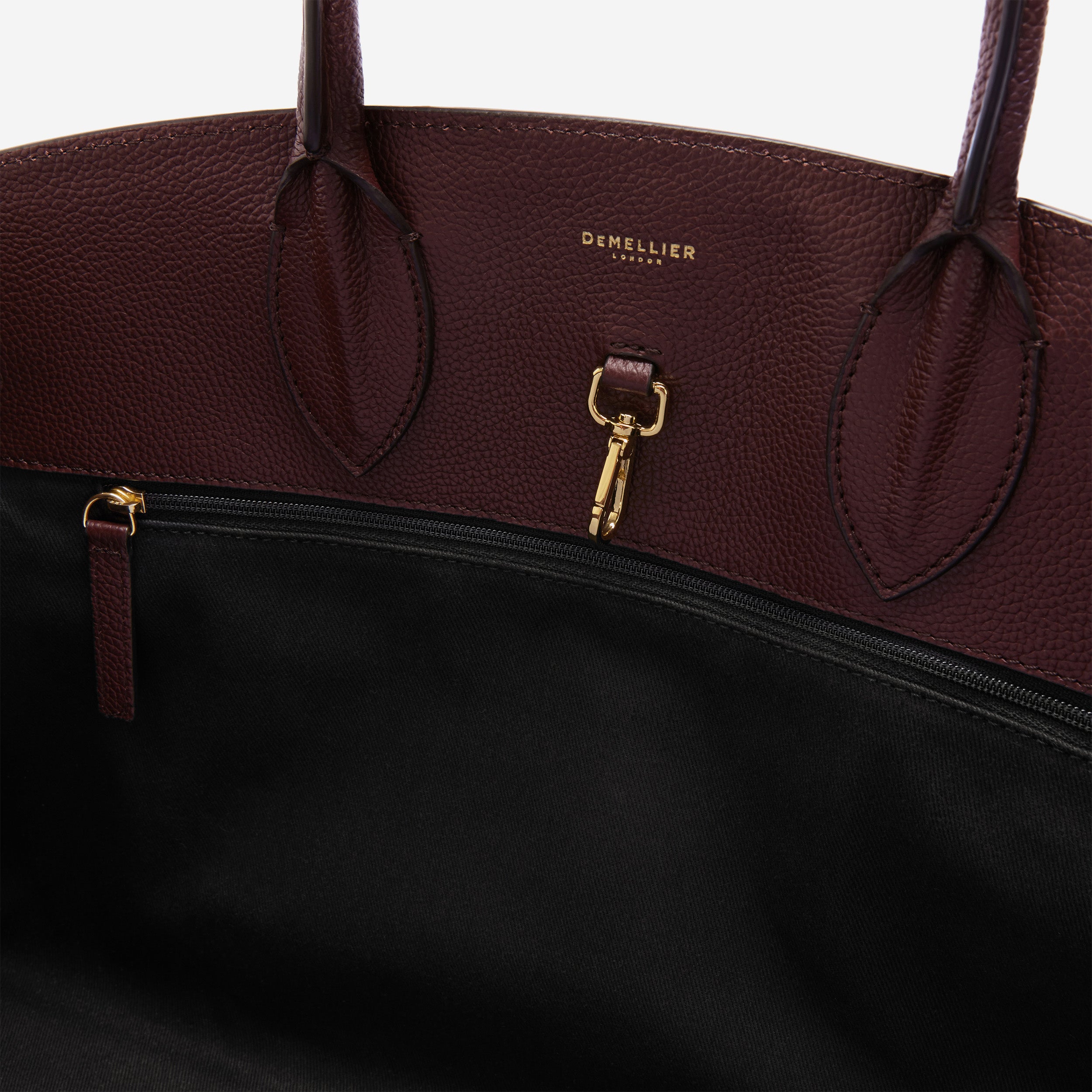 The Hudson - burgundy small grain