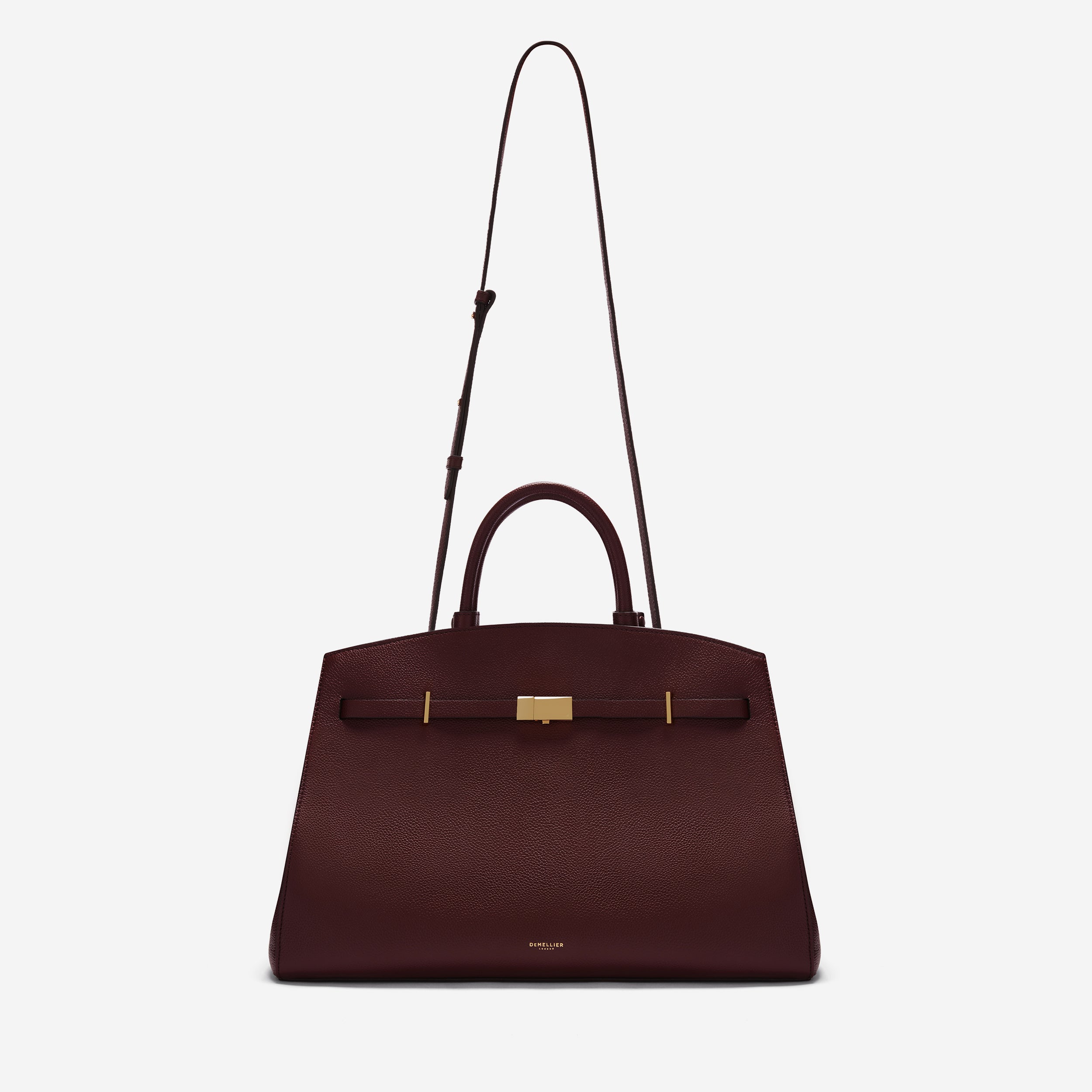 The Hudson - burgundy small grain