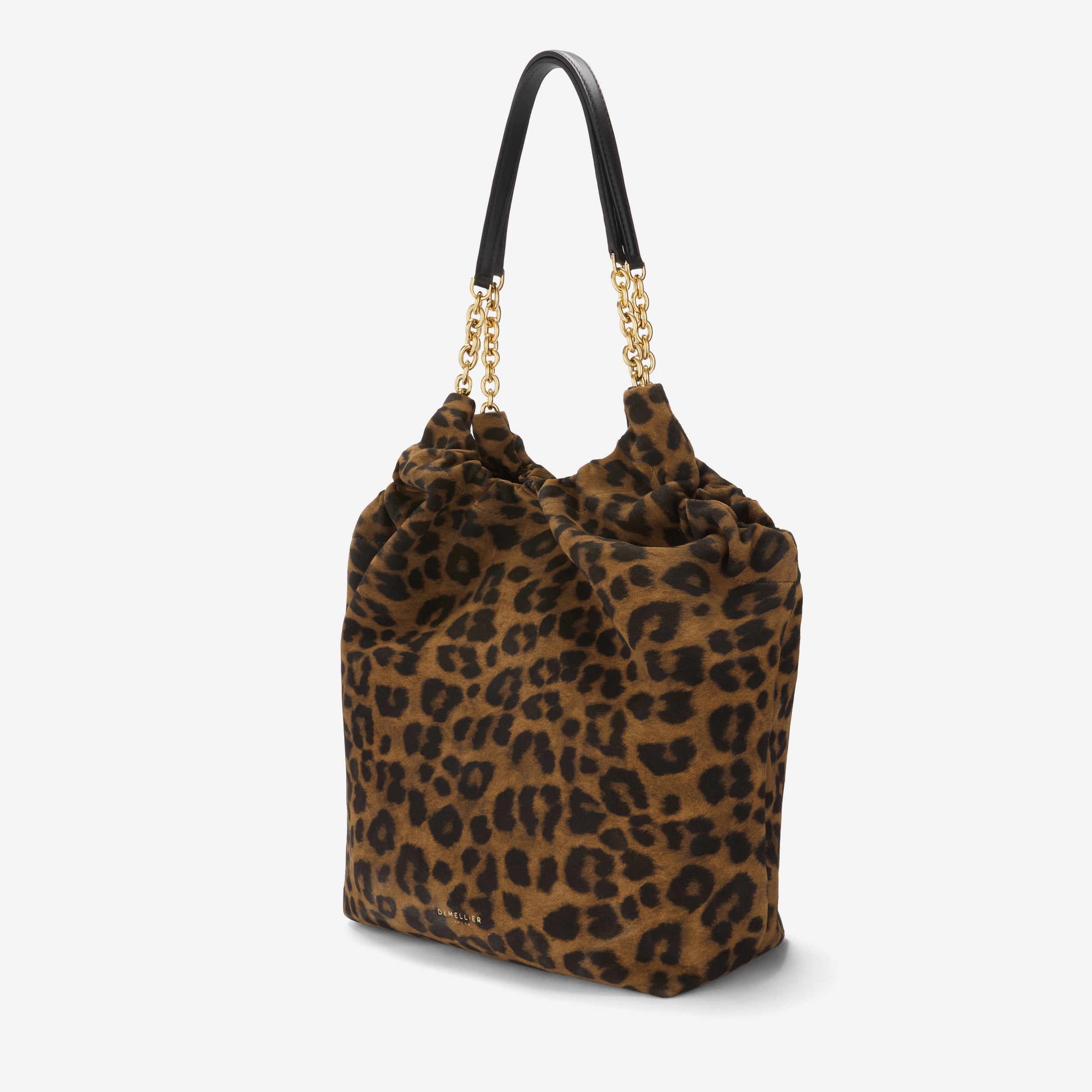The Miami - leopard-effect suede & black smooth