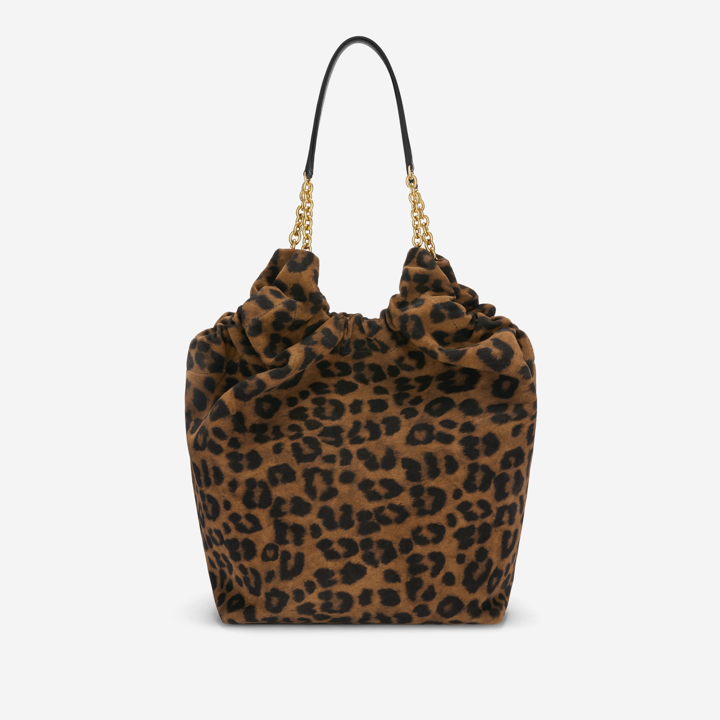 The Miami - leopard-effect suede & black smooth