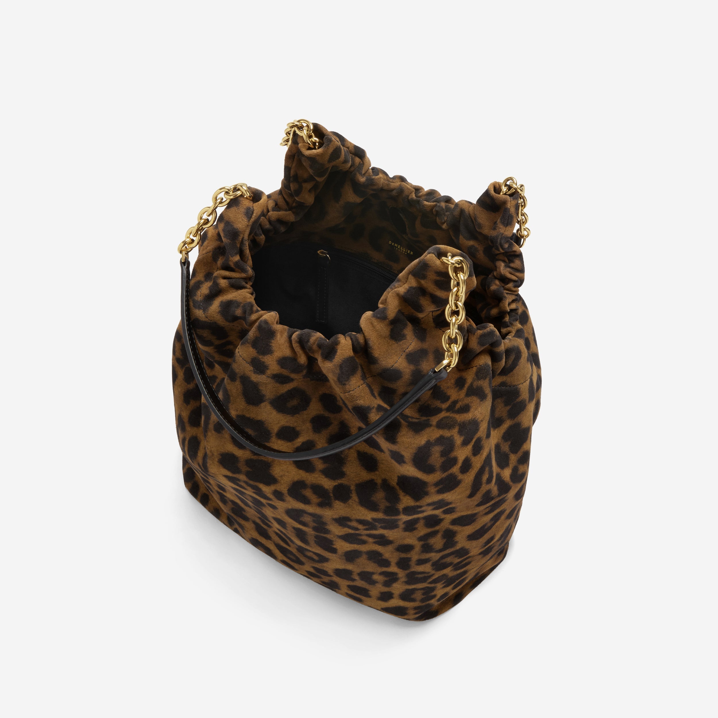 The Miami - leopard-effect suede & black smooth