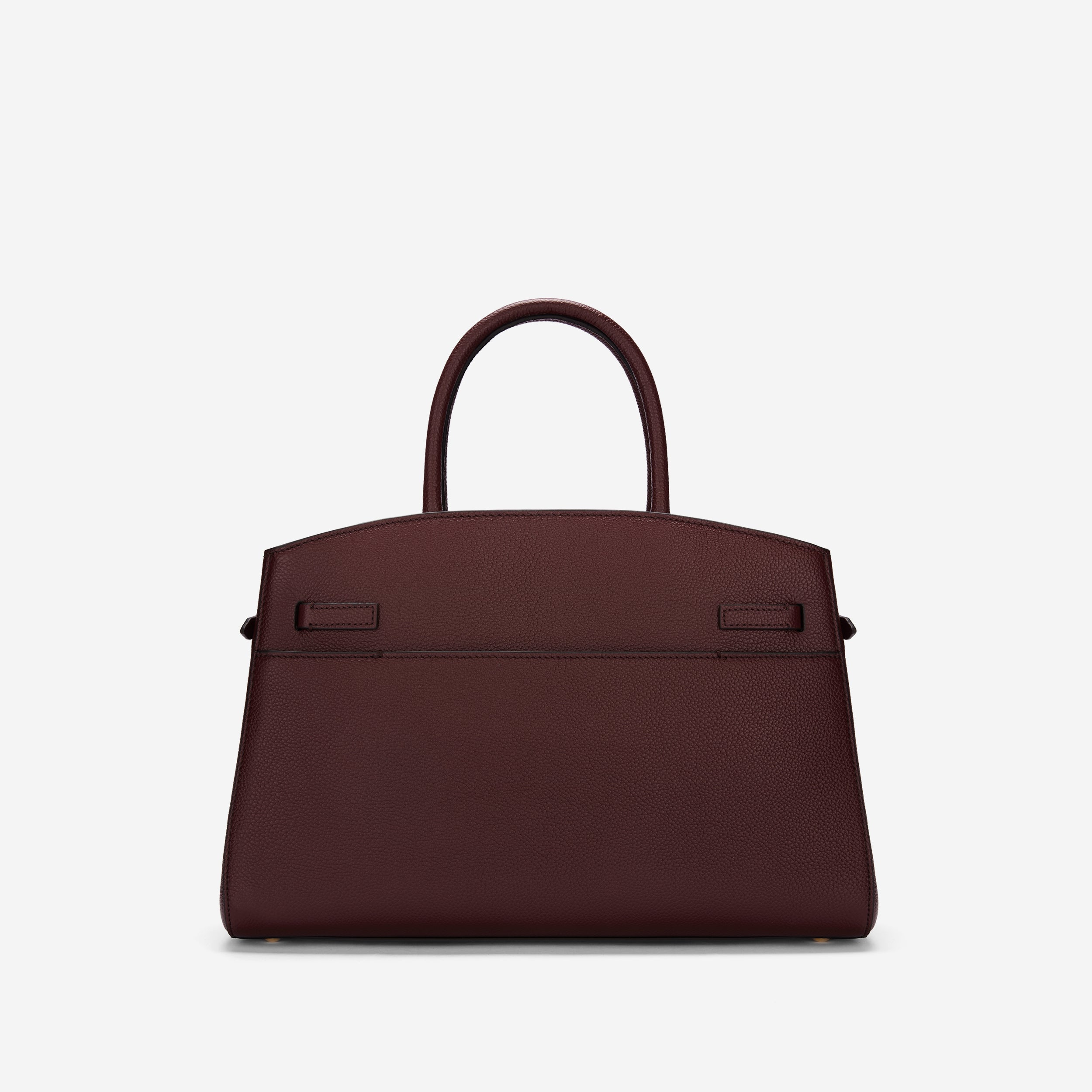 The Midi Hudson - burgundy small grain