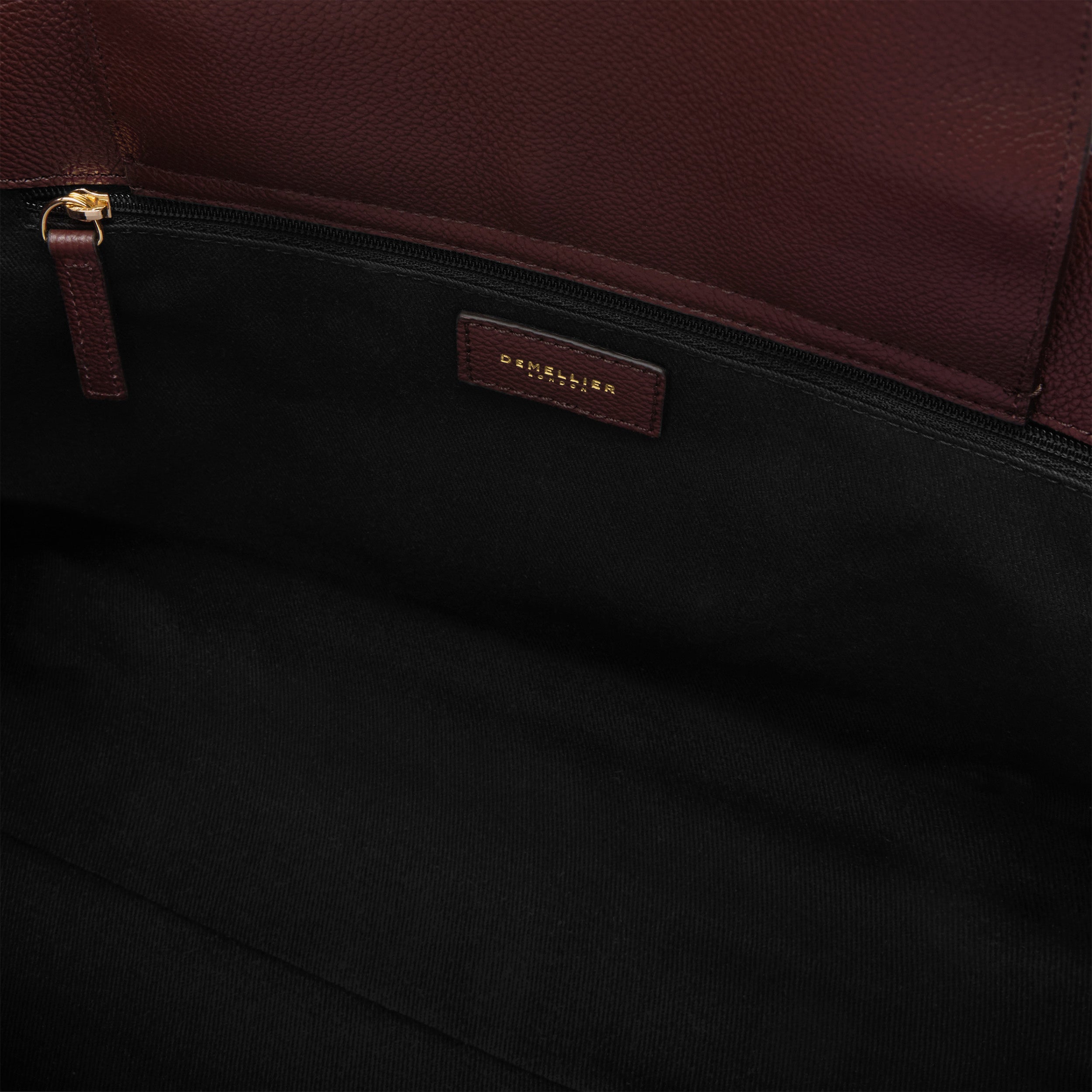The Midi Hudson - burgundy small grain
