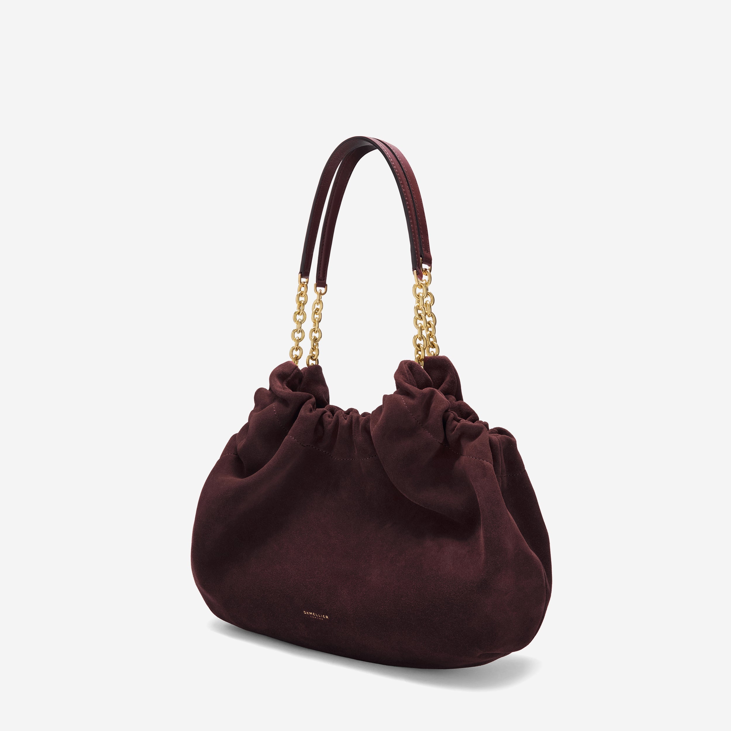 The Midi Miami - burgundy suede & burgundy smooth
