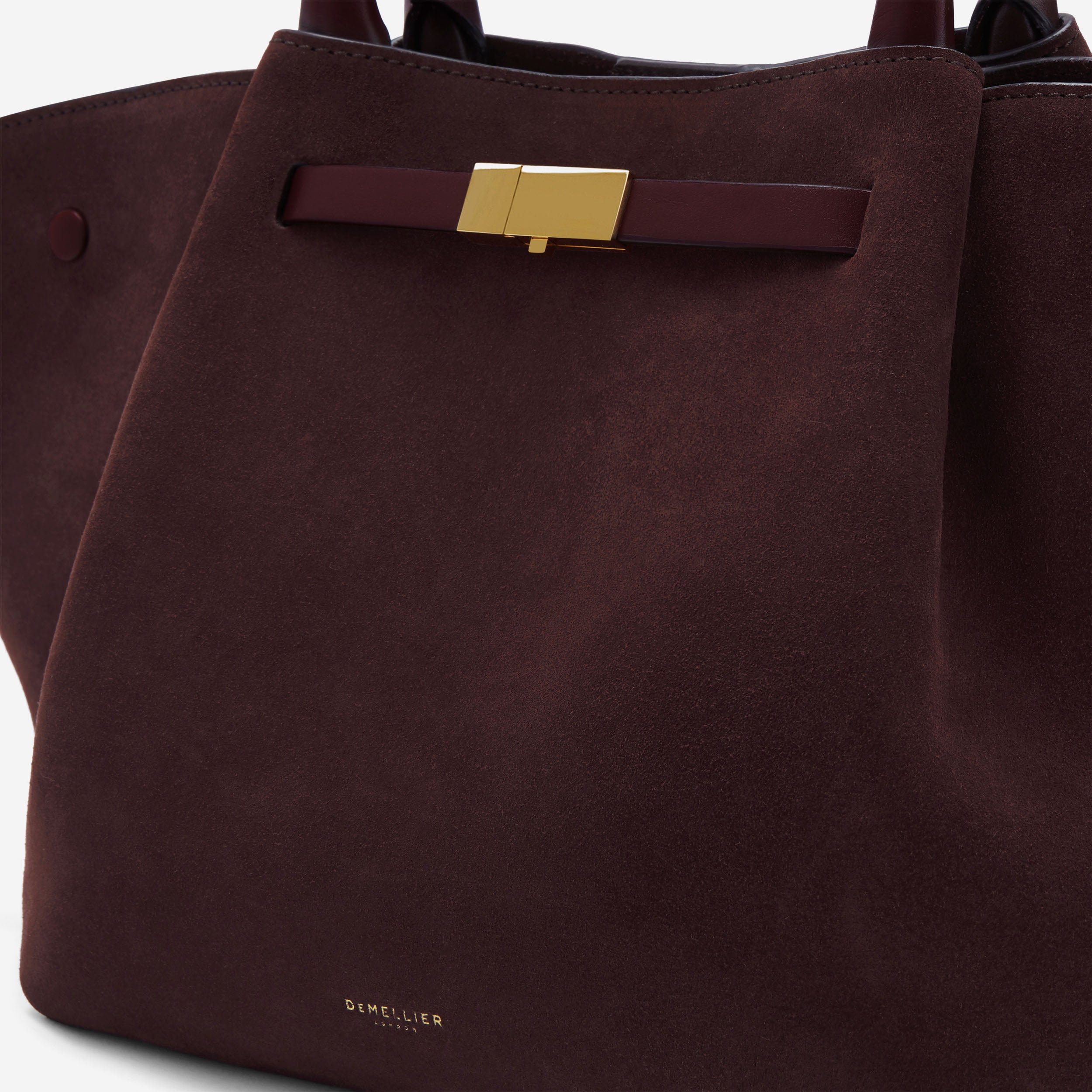 The Midi New York - burgundy suede & burgundy smooth