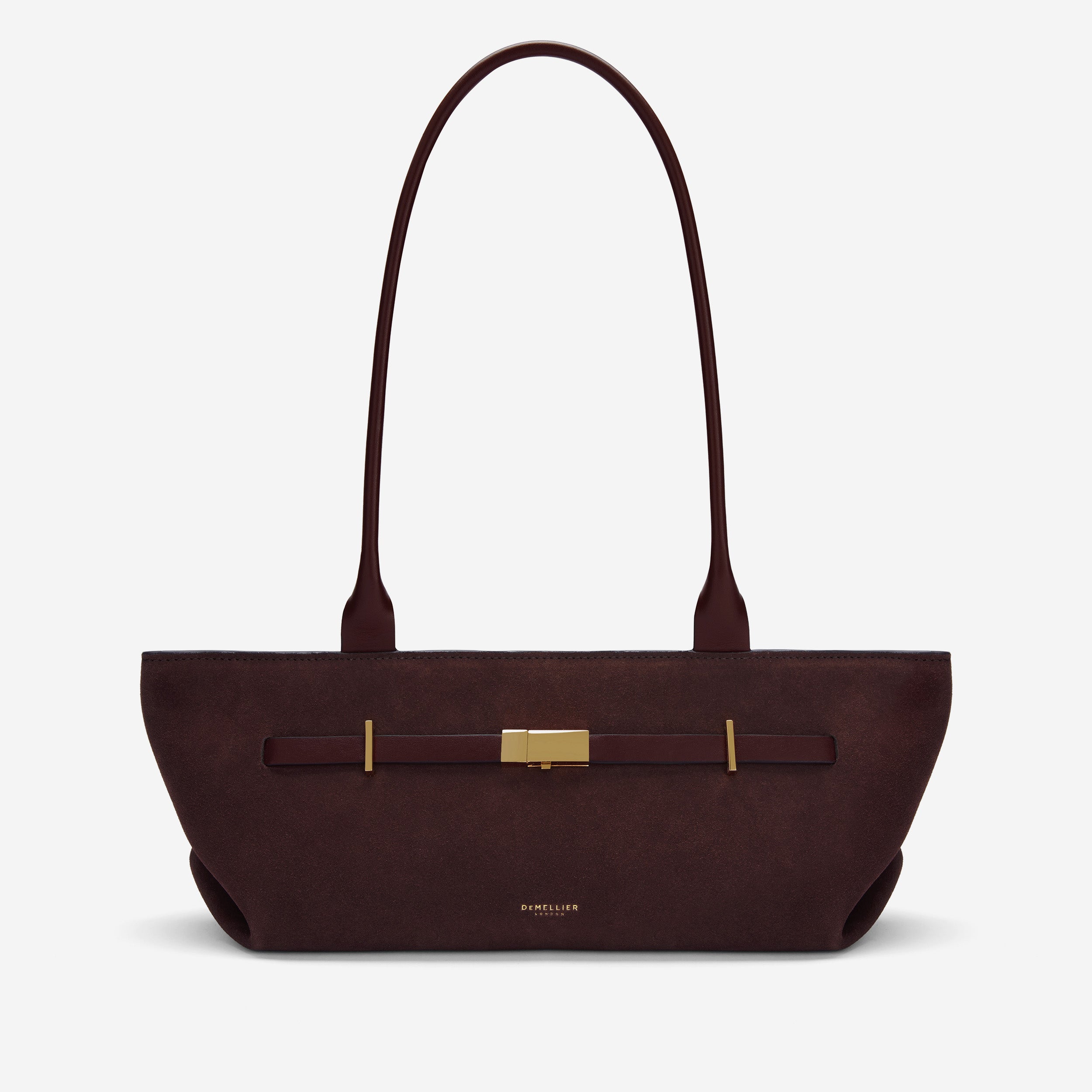 The New York Shoulder - burgundy suede & burgundy smooth