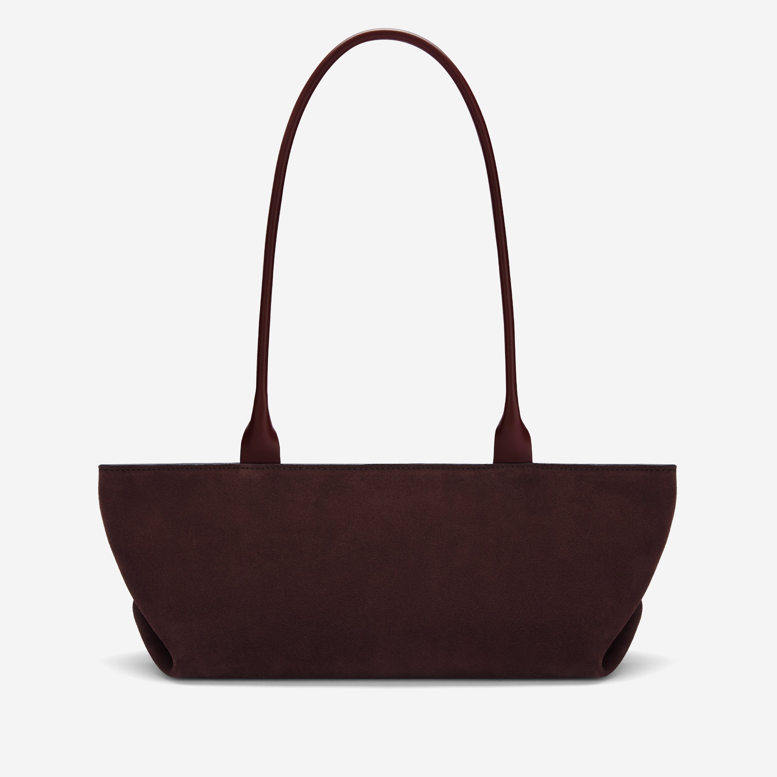 The New York Shoulder - burgundy suede & burgundy smooth