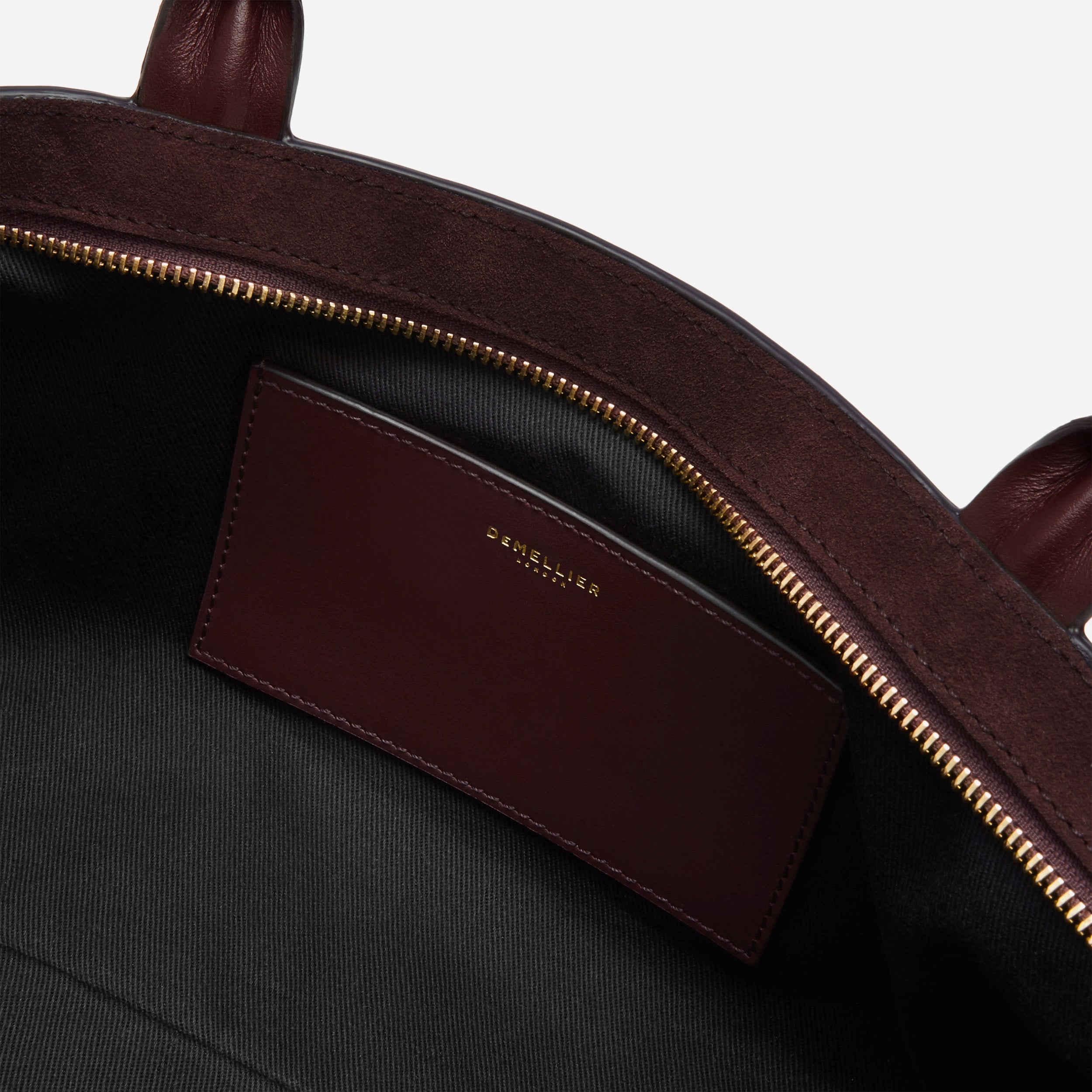 The New York Shoulder - burgundy suede & burgundy smooth