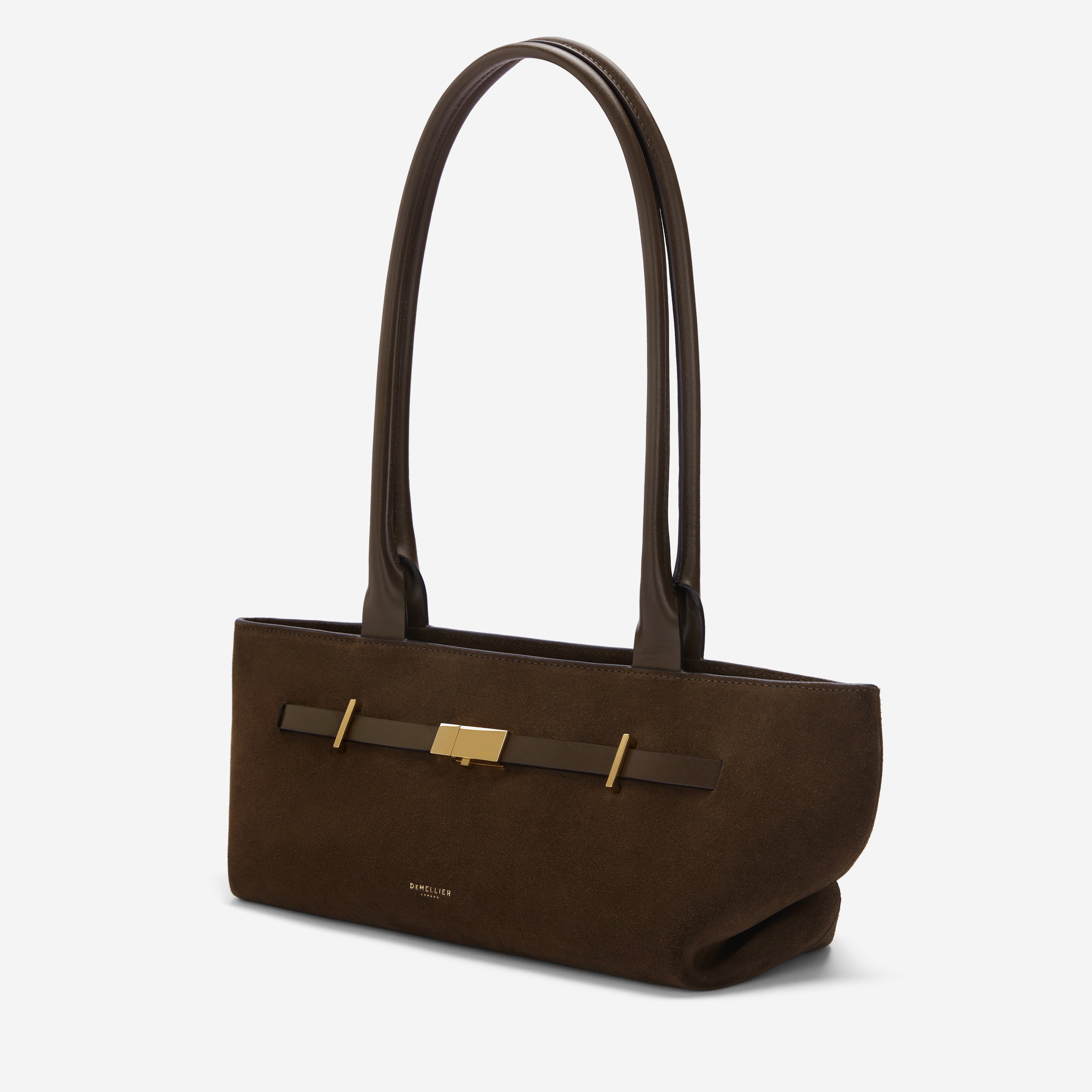The New York Shoulder - mocha suede & mocha smooth