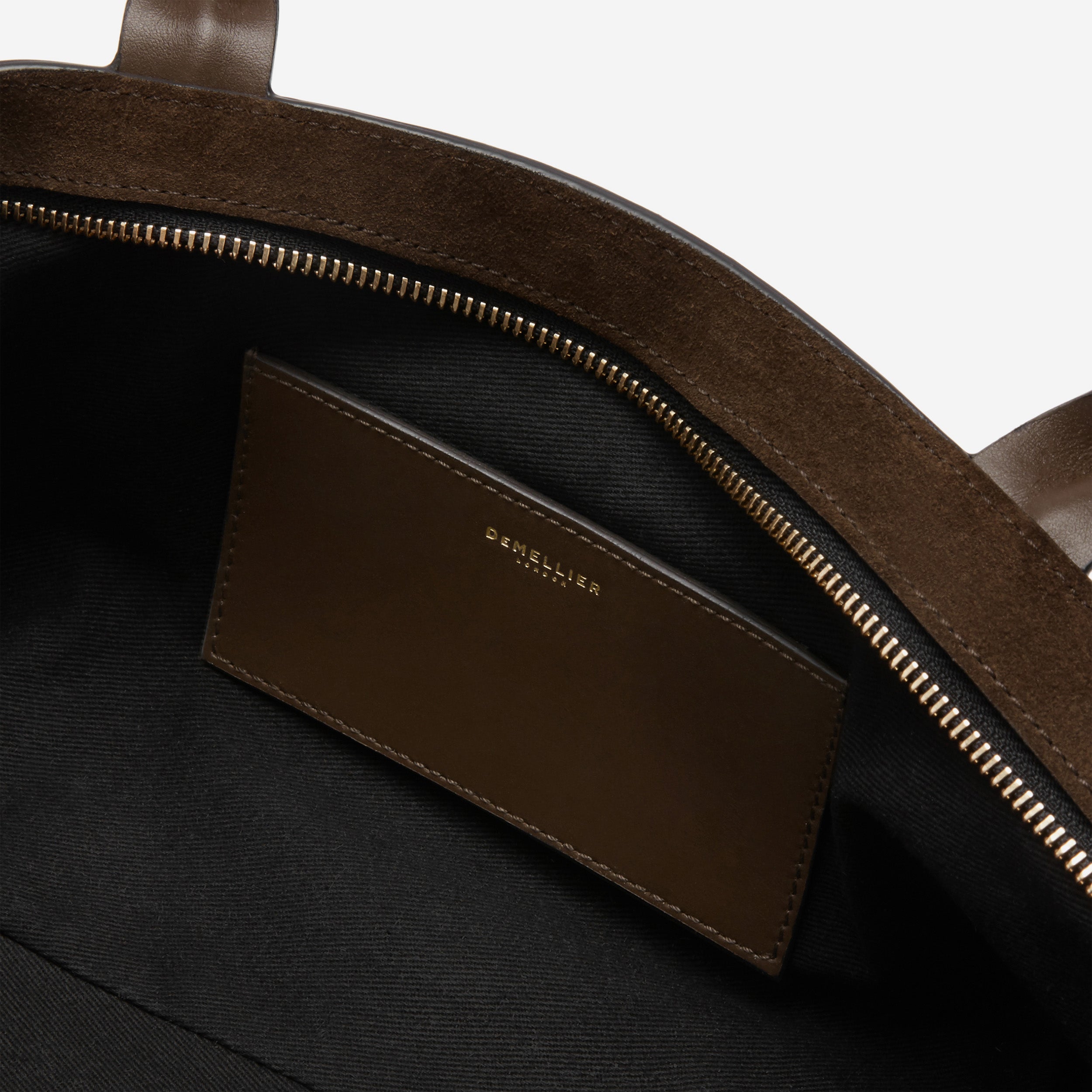The New York Shoulder - mocha suede & mocha smooth