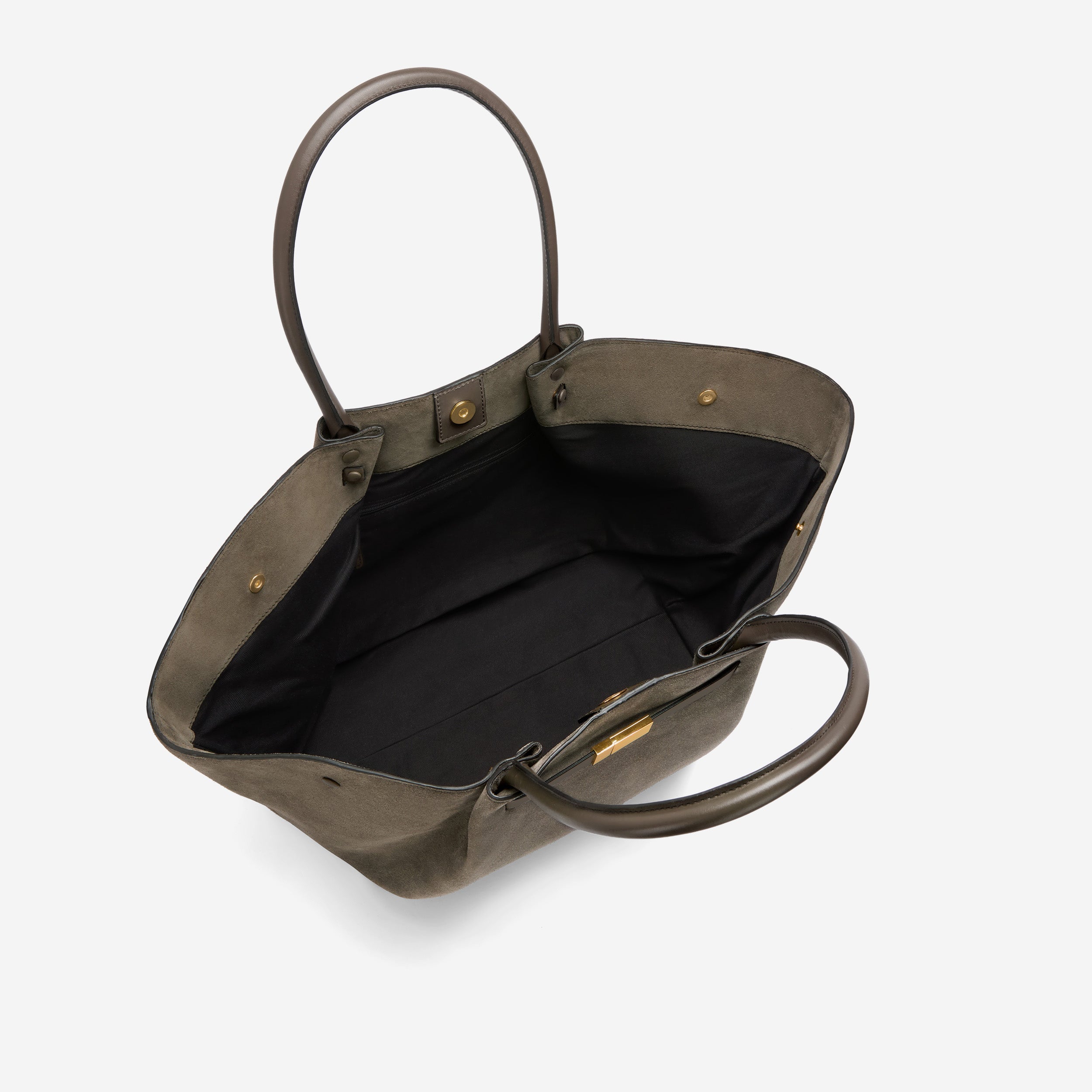 The New York - deep olive suede & deep olive smooth