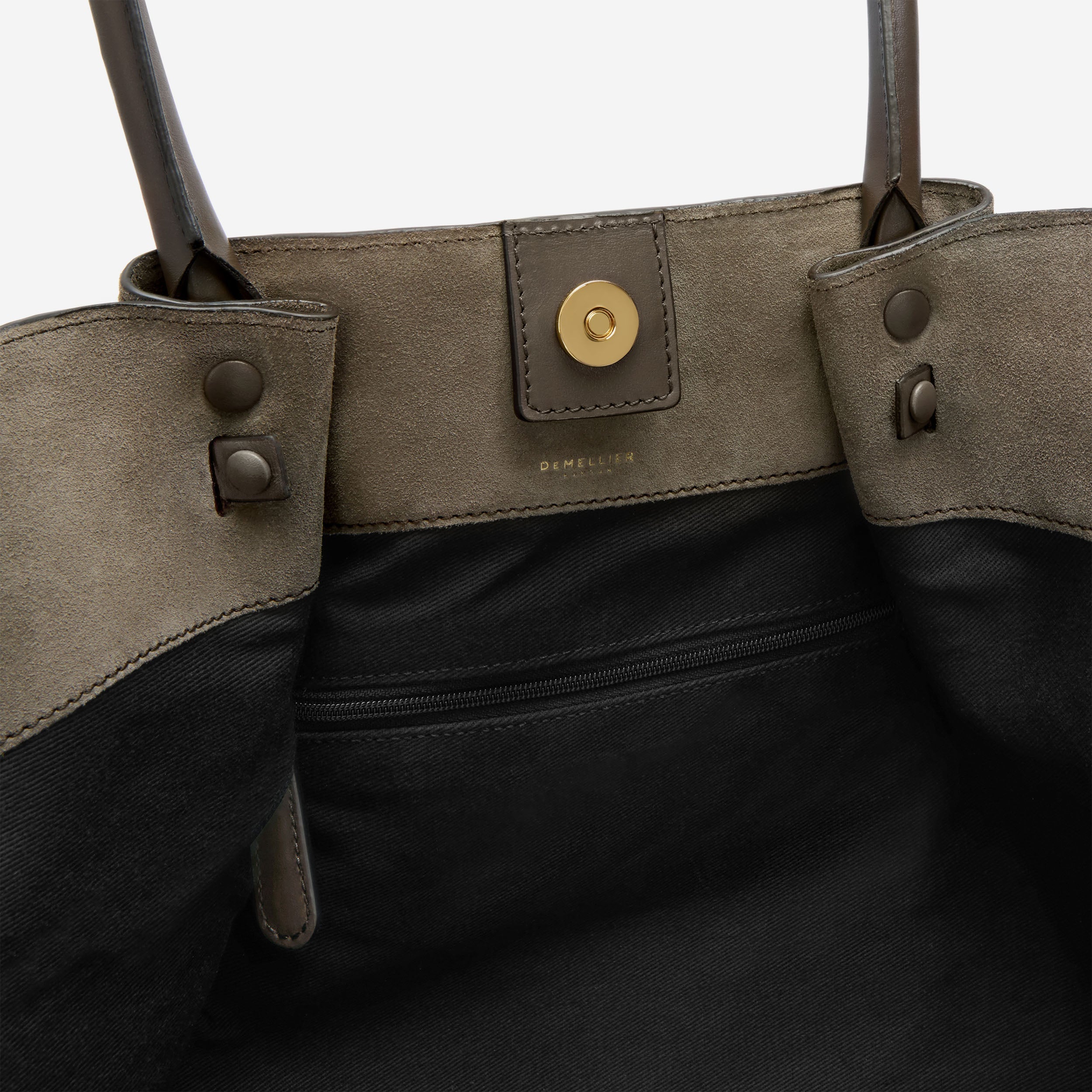 The New York - deep olive suede & deep olive smooth