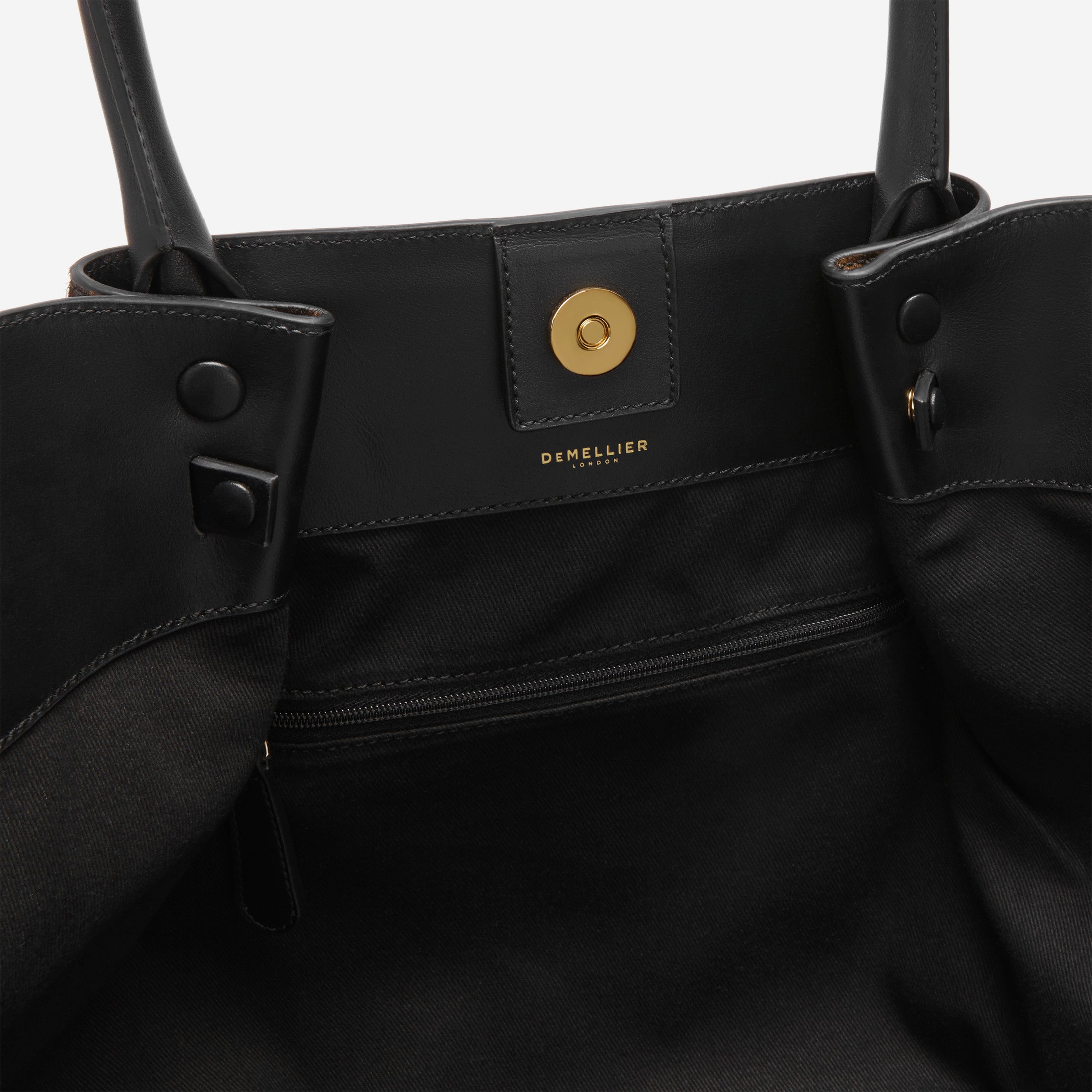 The New York - leopard-effect calf hair & black smooth