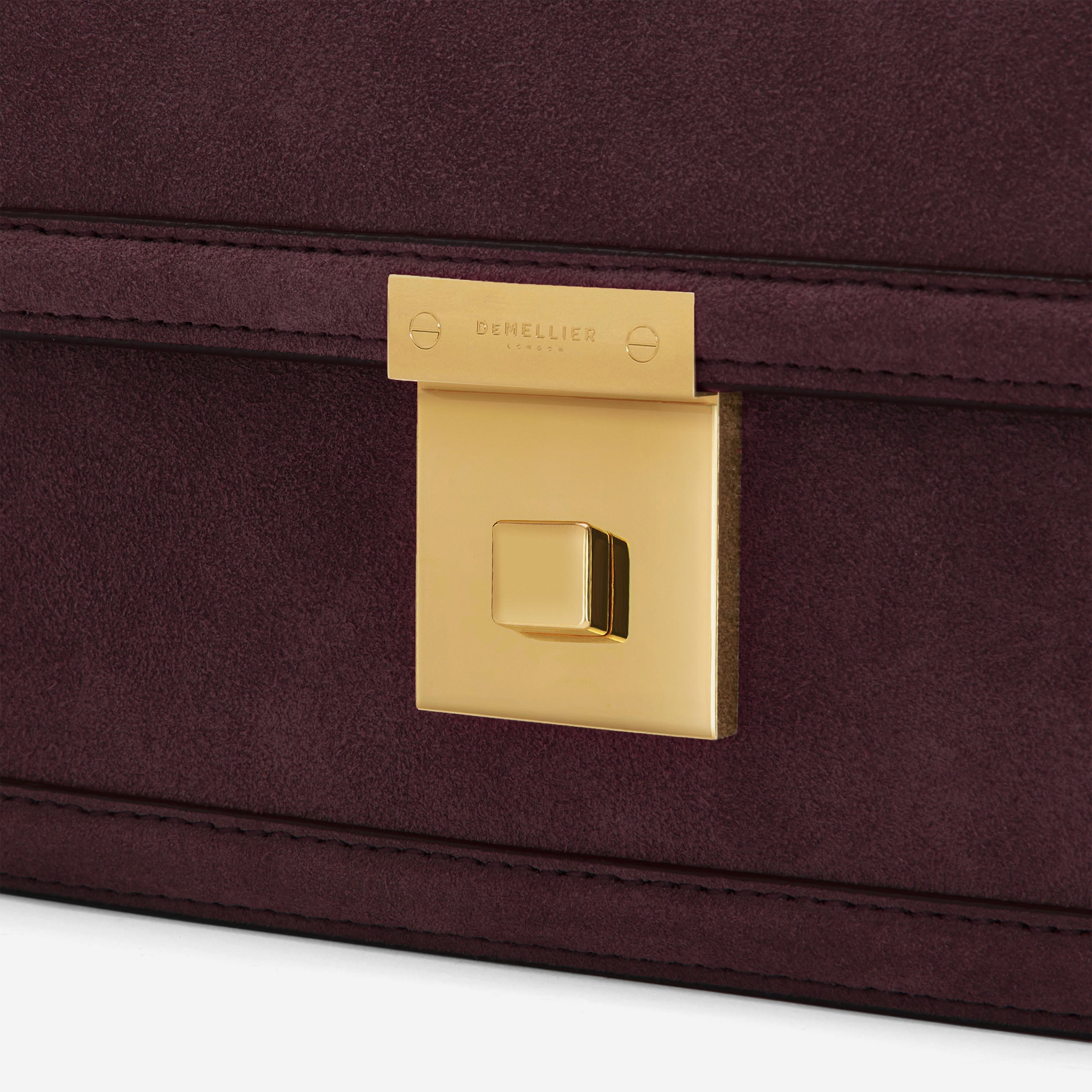 The Paris Crossbody - burgundy suede