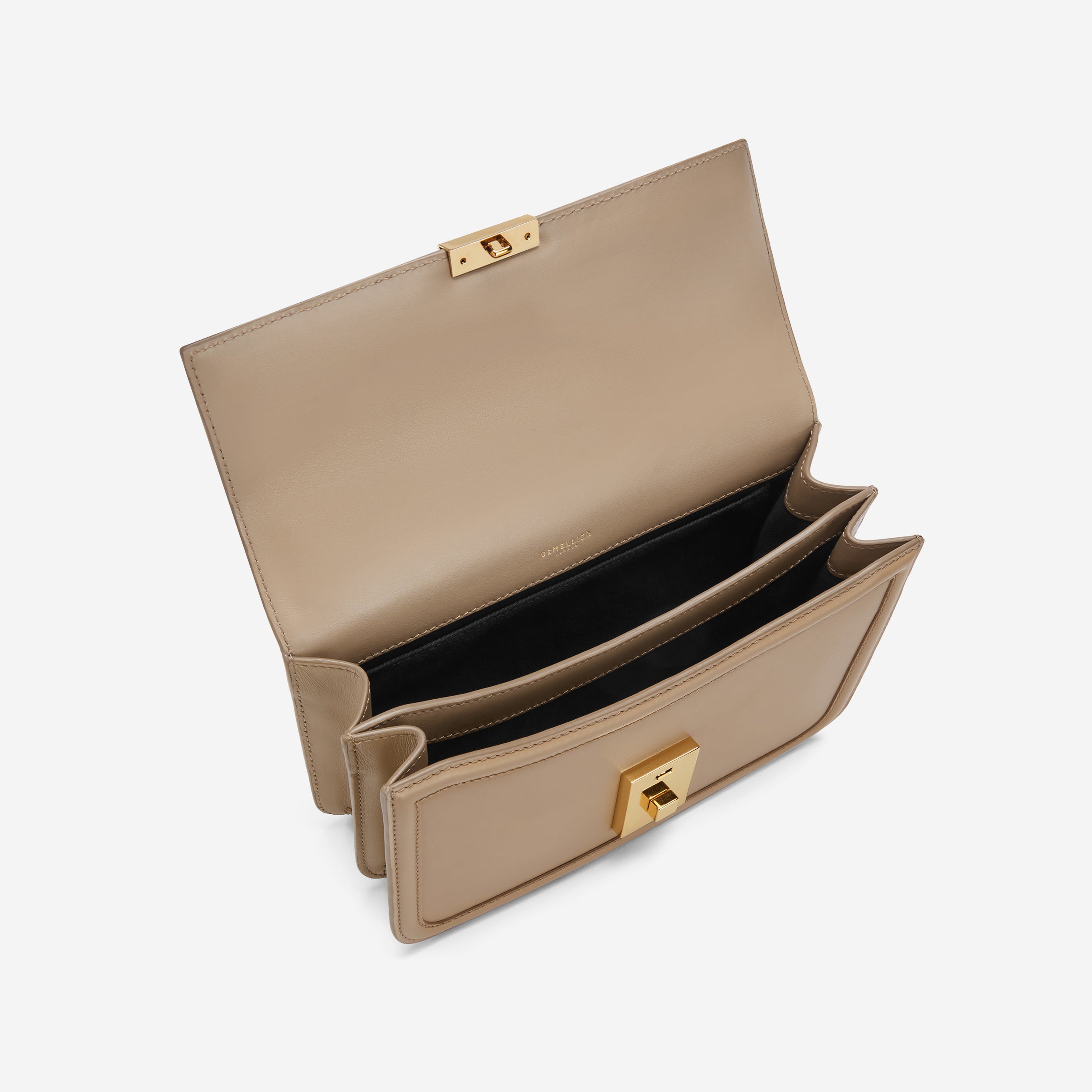 The Paris Crossbody - dark sand smooth