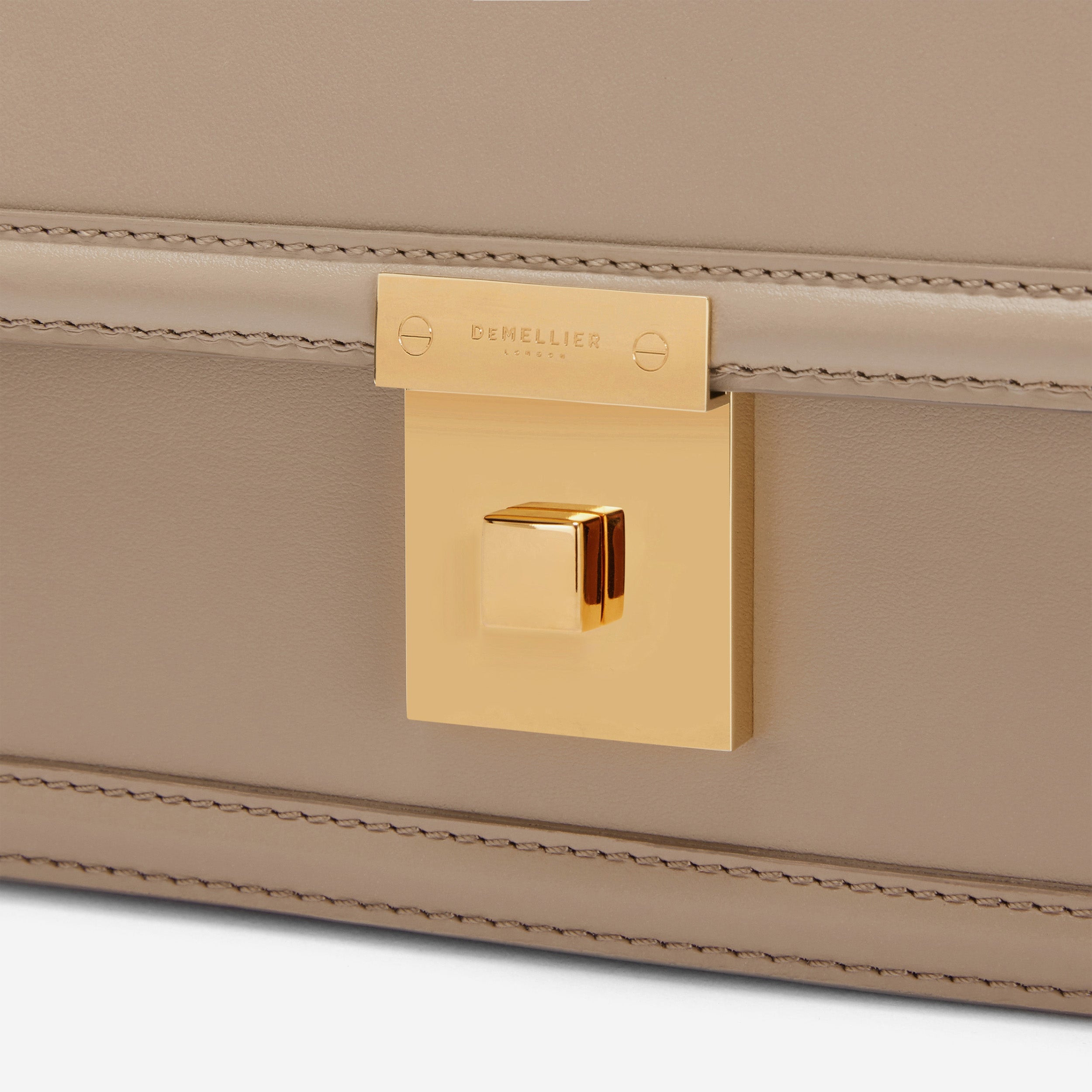 The Paris Crossbody - dark sand smooth