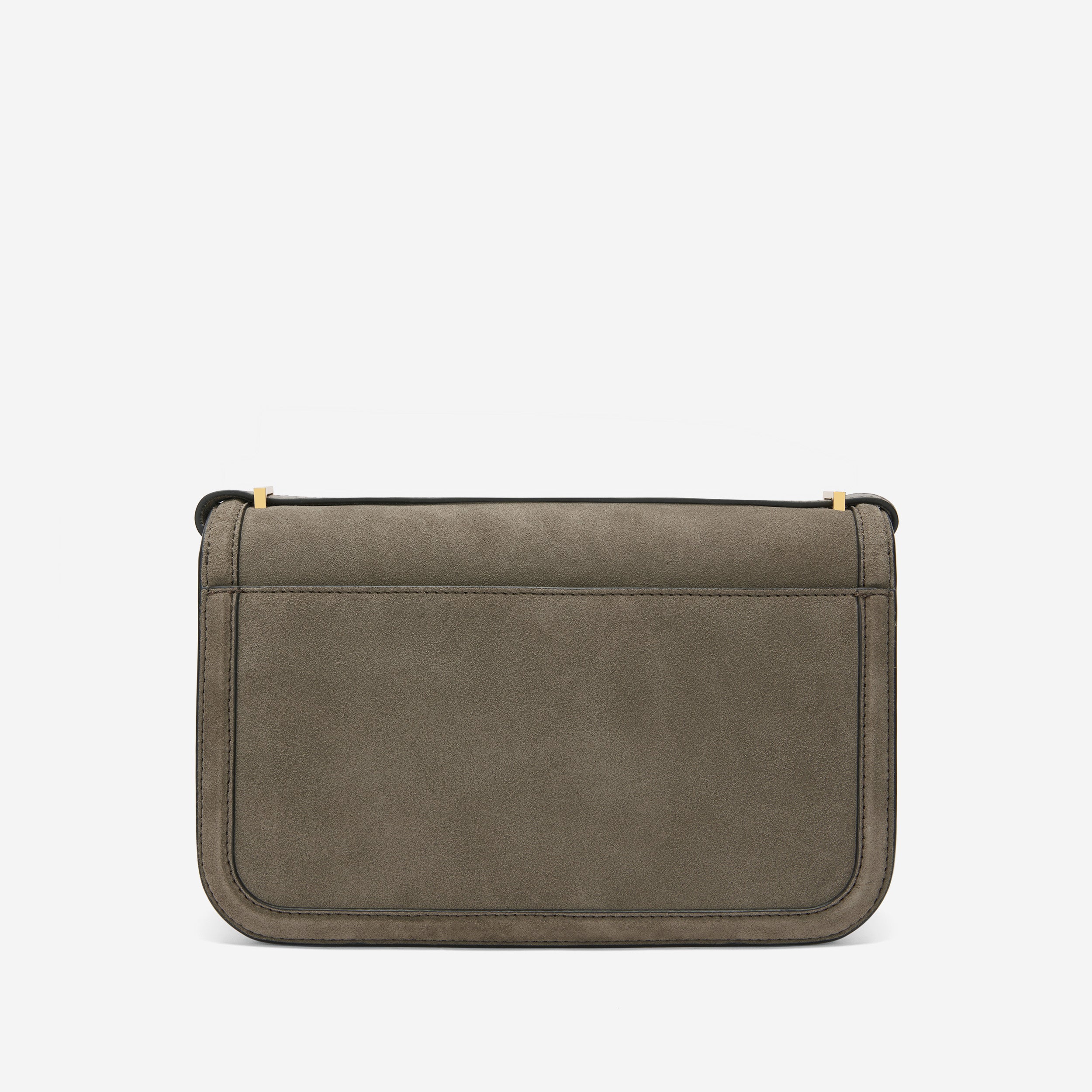 The Paris Crossbody - deep olive suede
