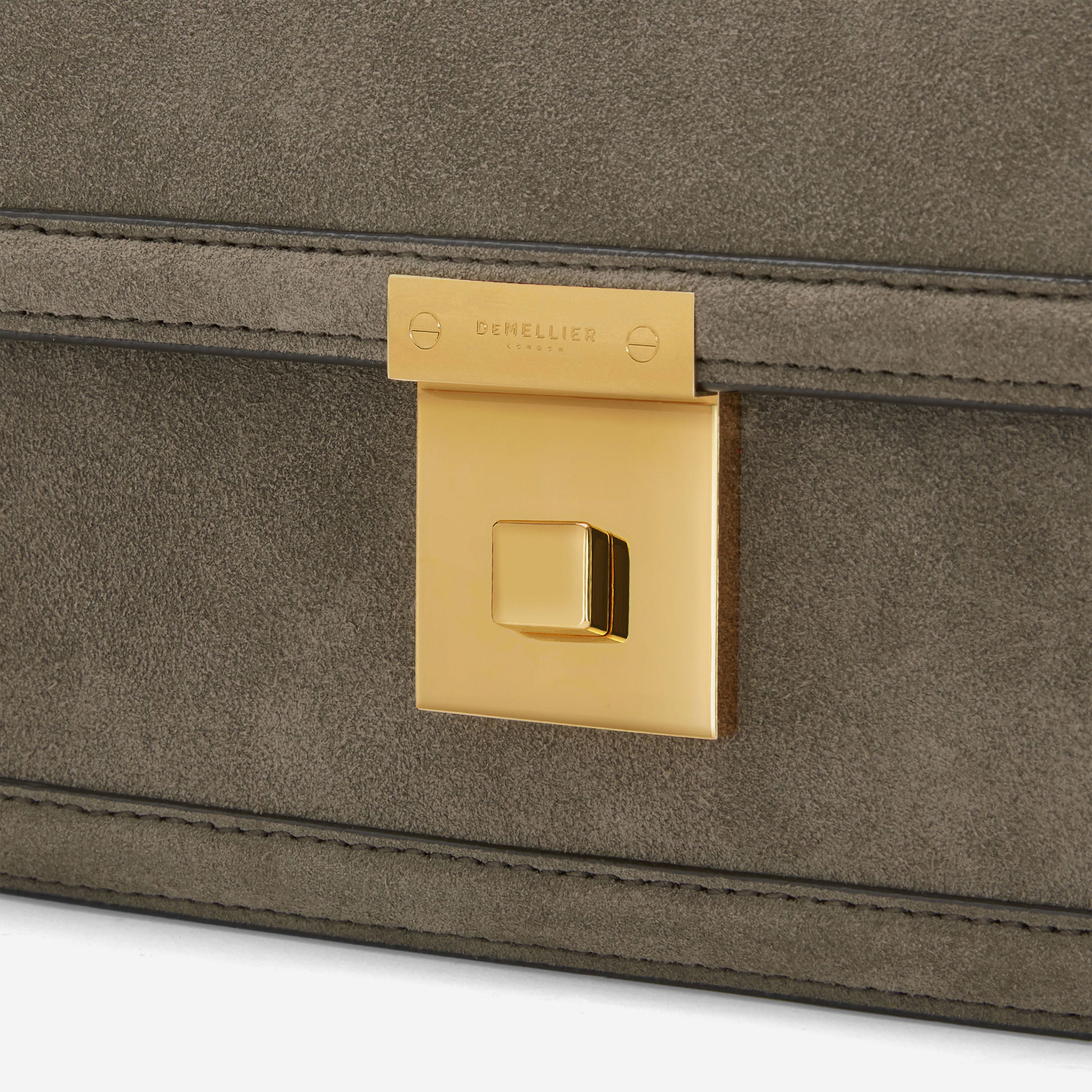 The Paris Crossbody - deep olive suede