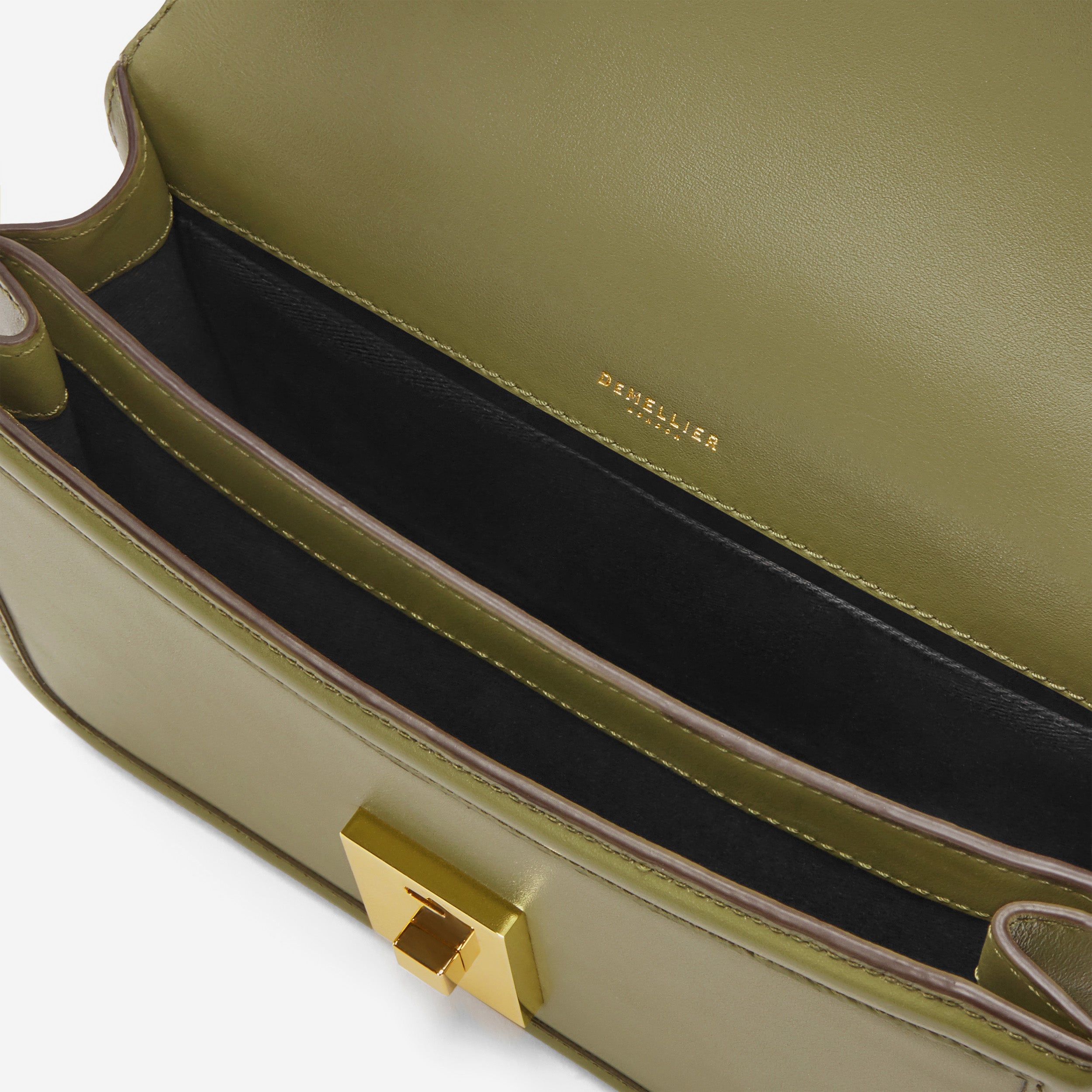 The Paris Crossbody - light olive smooth