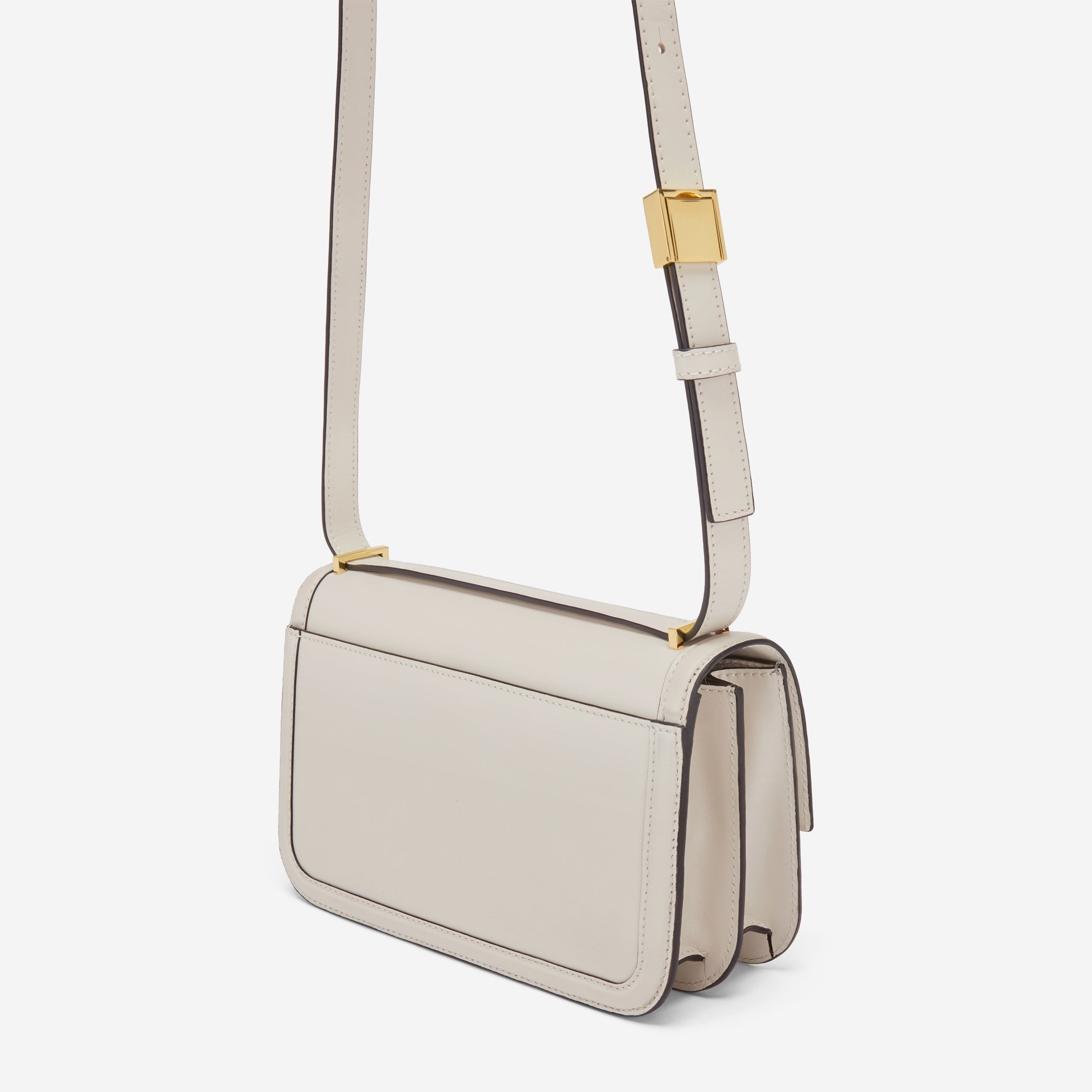 The Paris Crossbody - off-white smooth