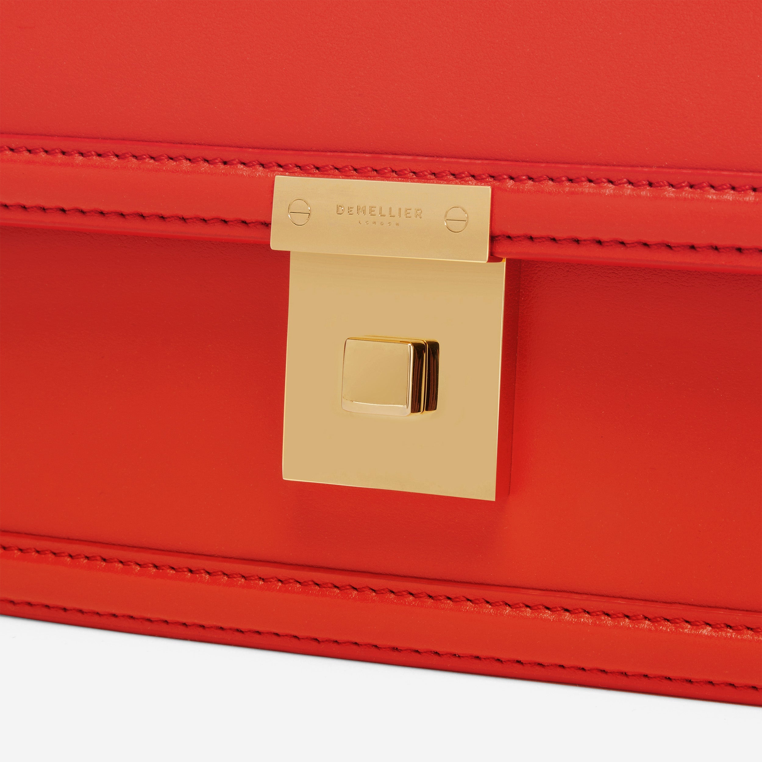 The Paris Crossbody - poppy red smooth