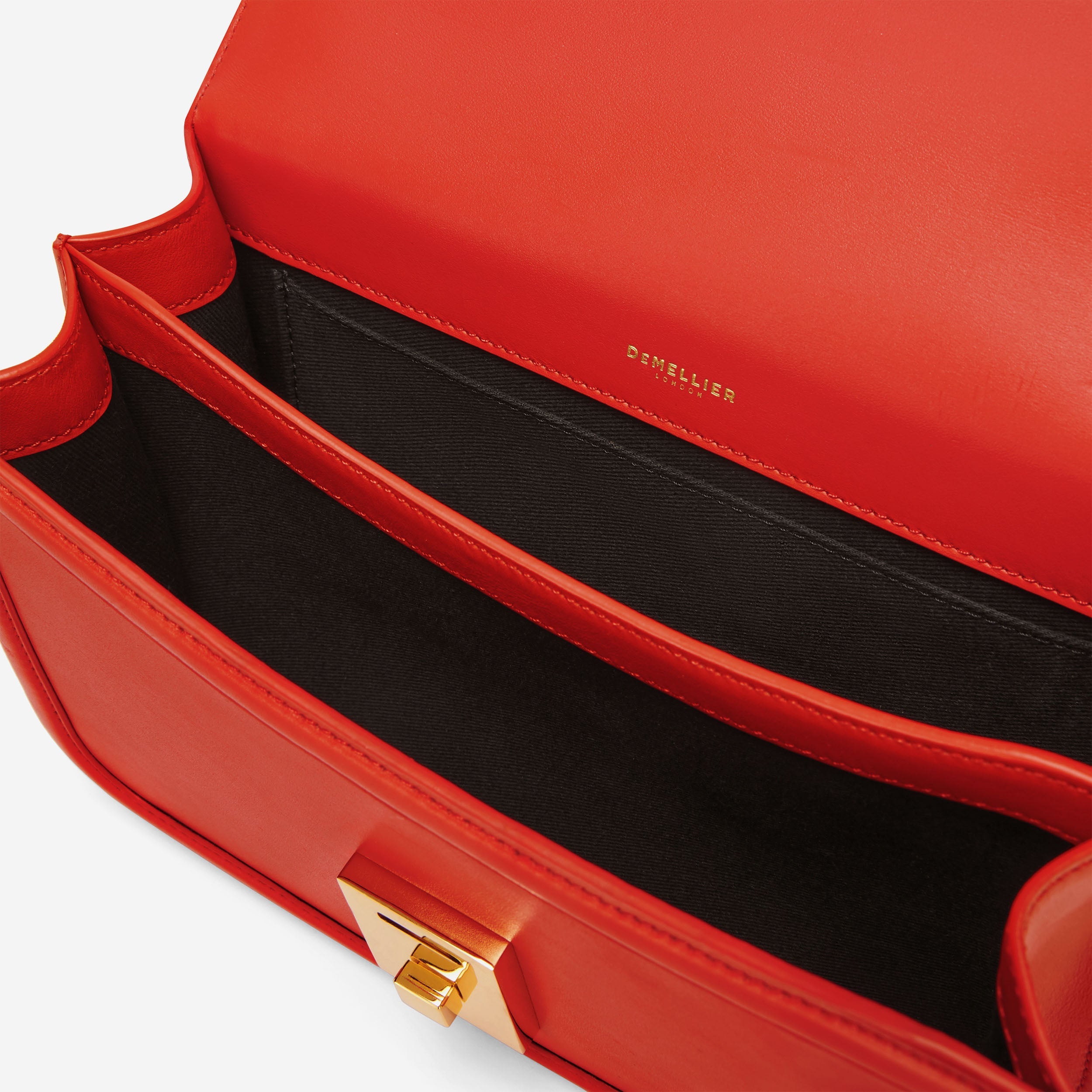 The Paris Crossbody - poppy red smooth