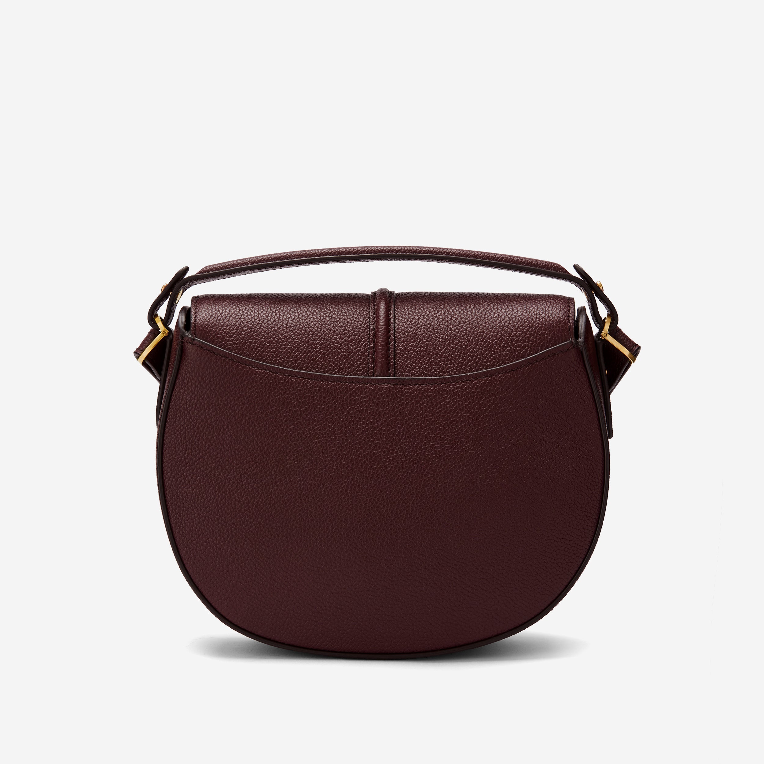 The Siena Saddle - burgundy small grain