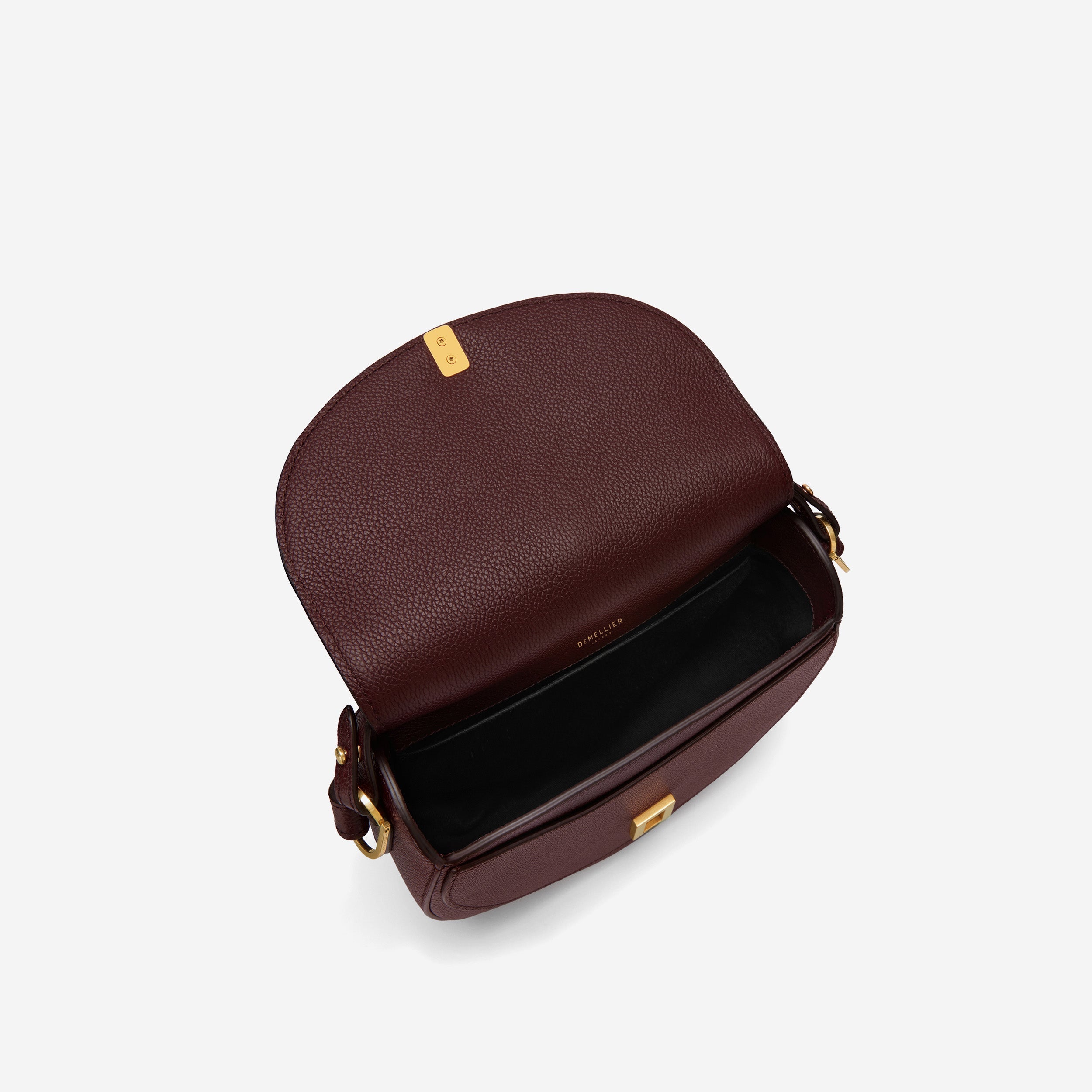 The Siena Saddle - burgundy small grain
