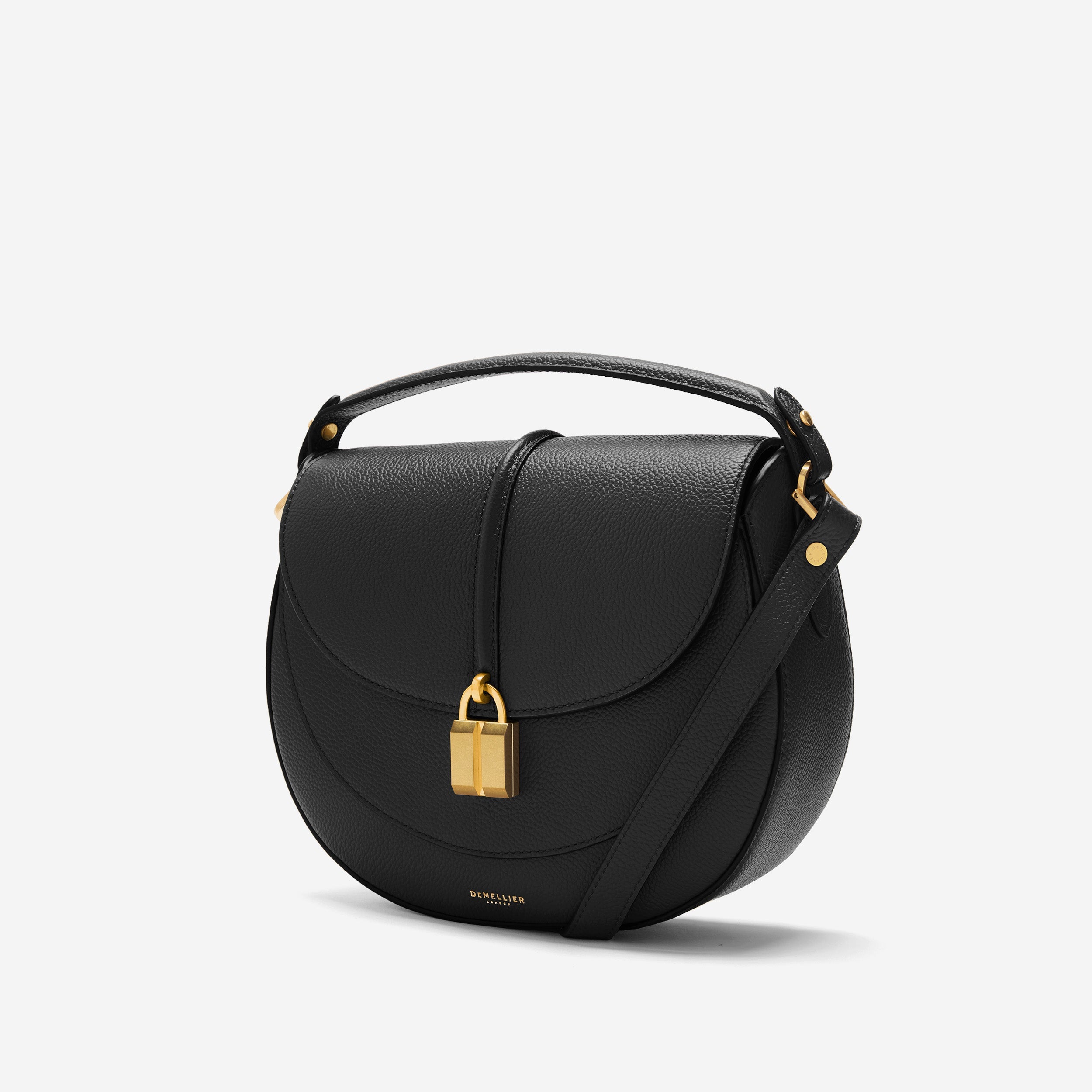 The Siena Saddle - black small grain