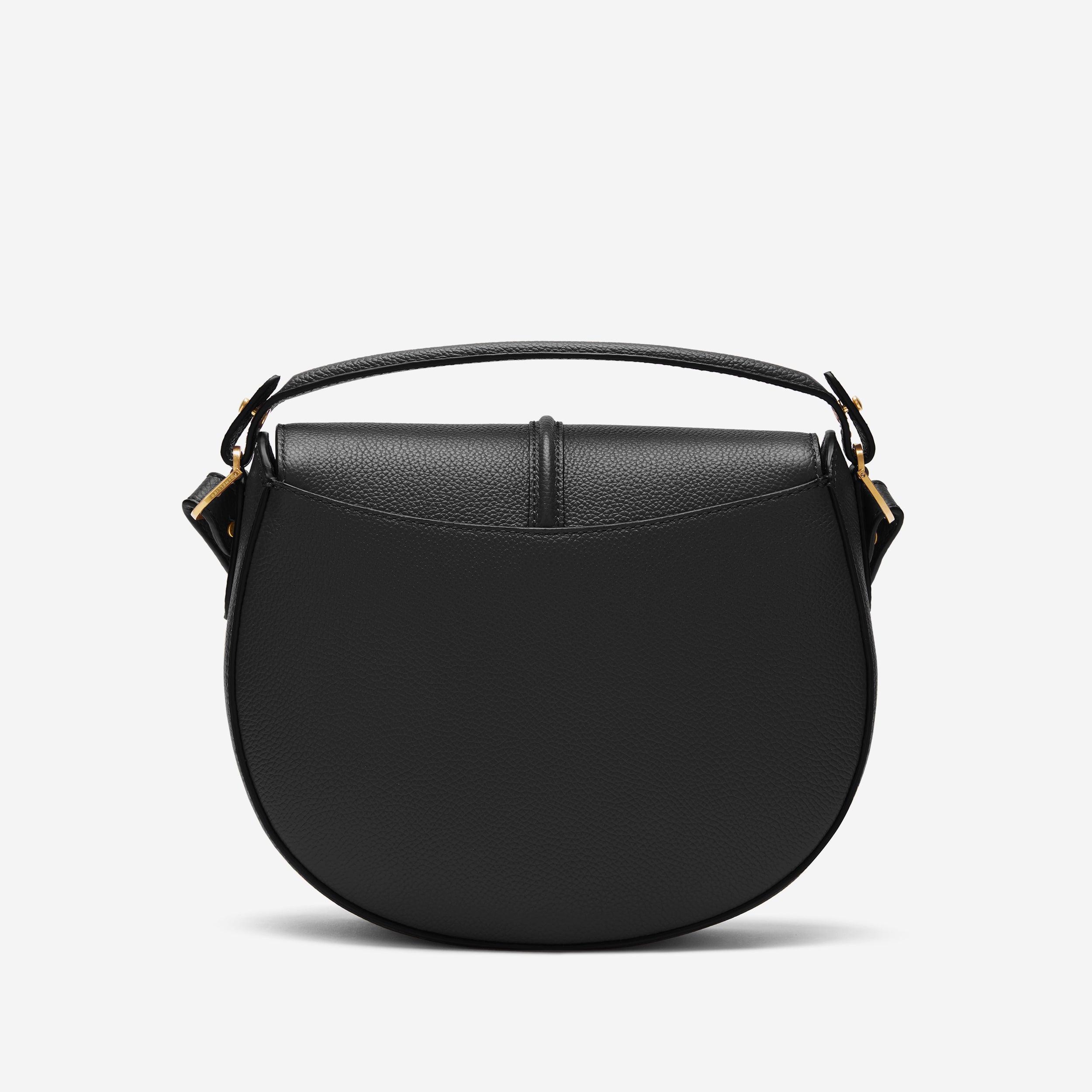 The Siena Saddle - black small grain