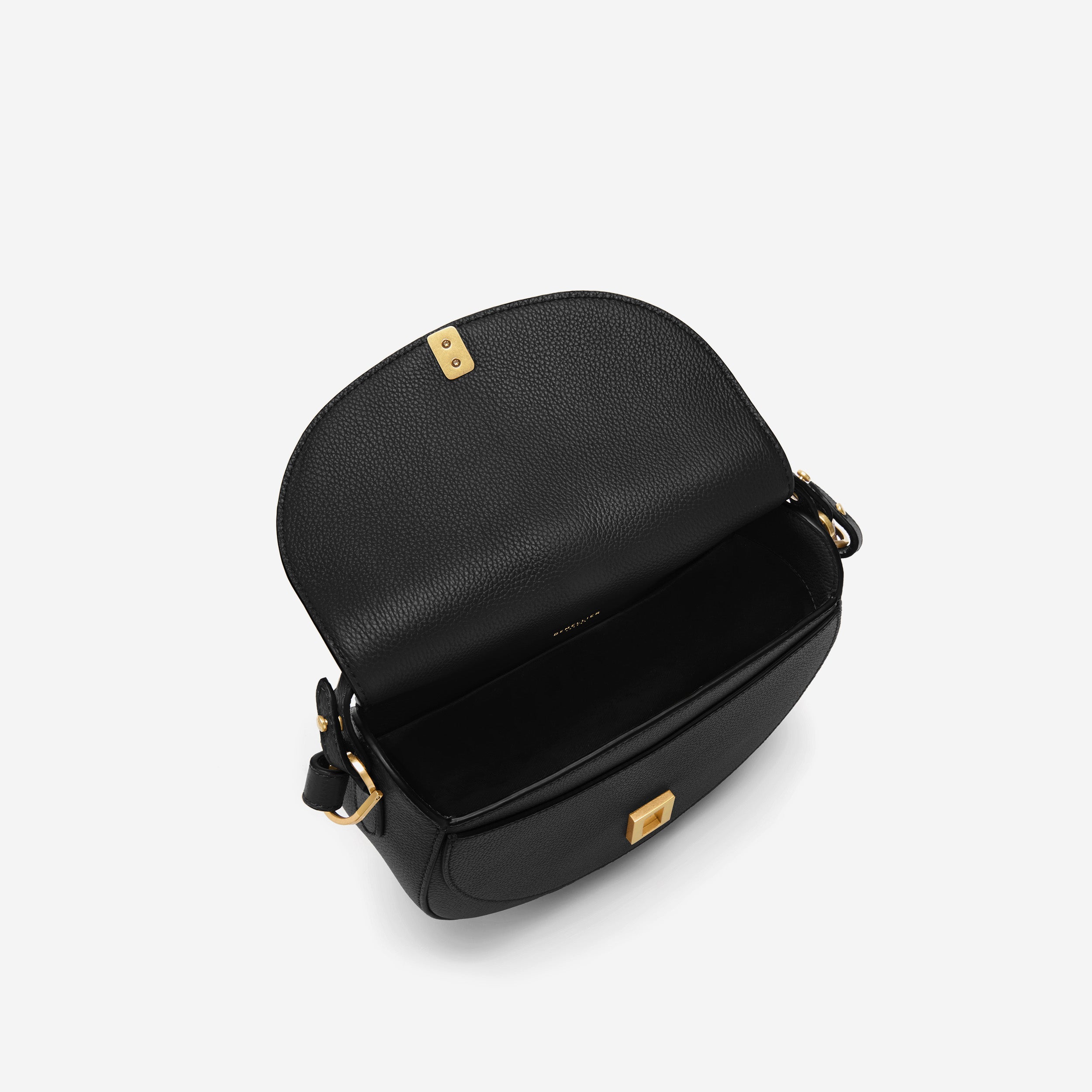 The Siena Saddle - black small grain