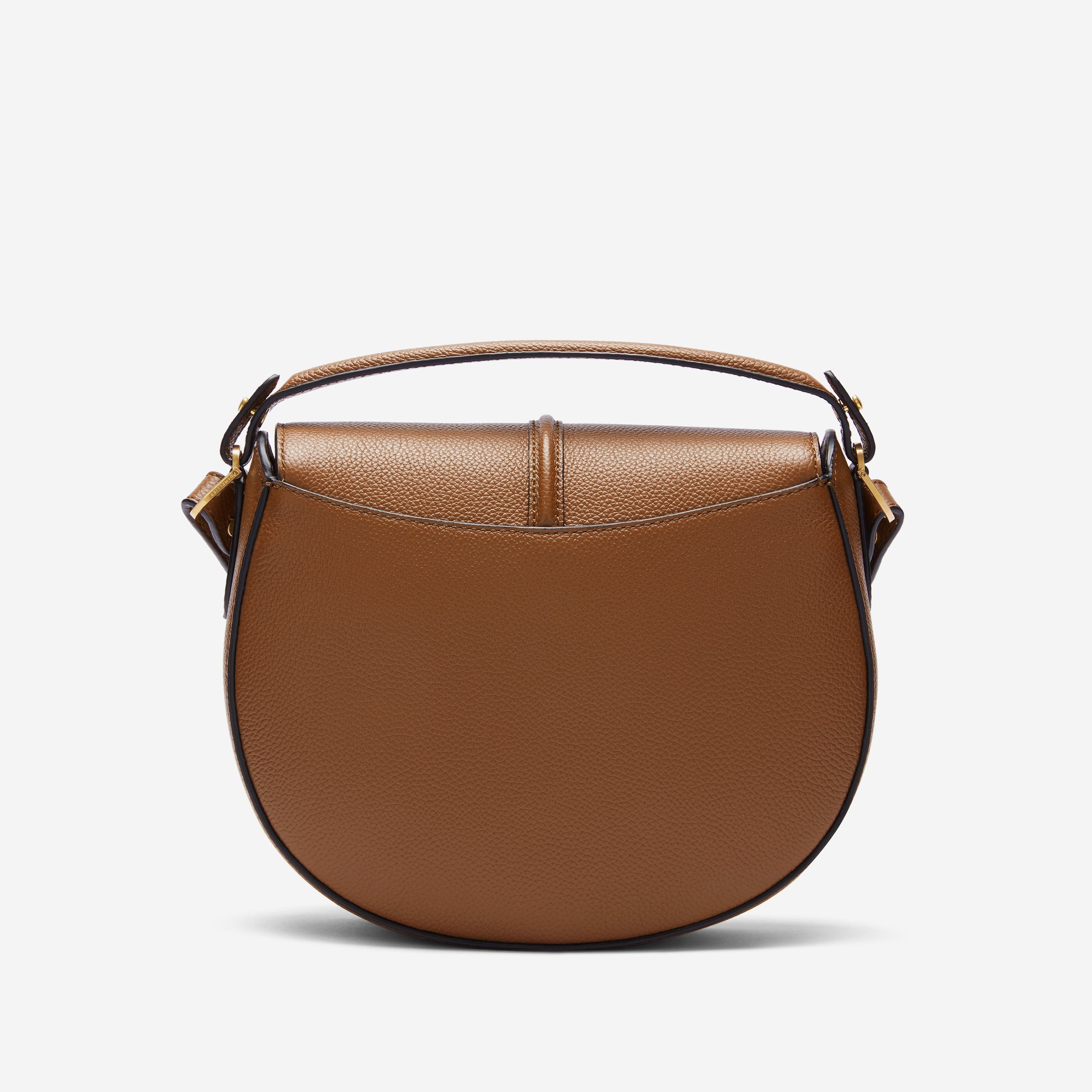 The Siena Saddle - tan small grain