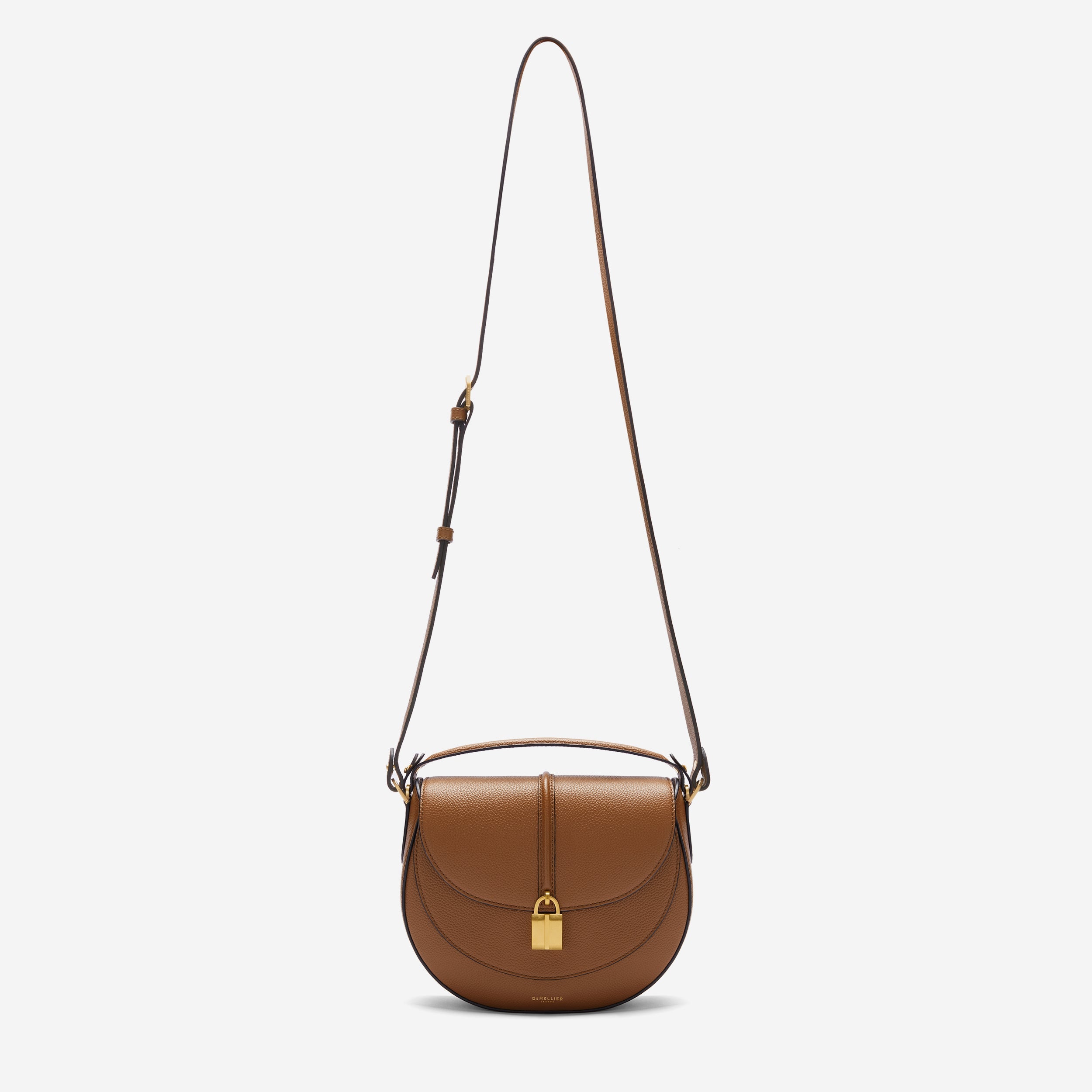 The Siena Saddle - tan small grain
