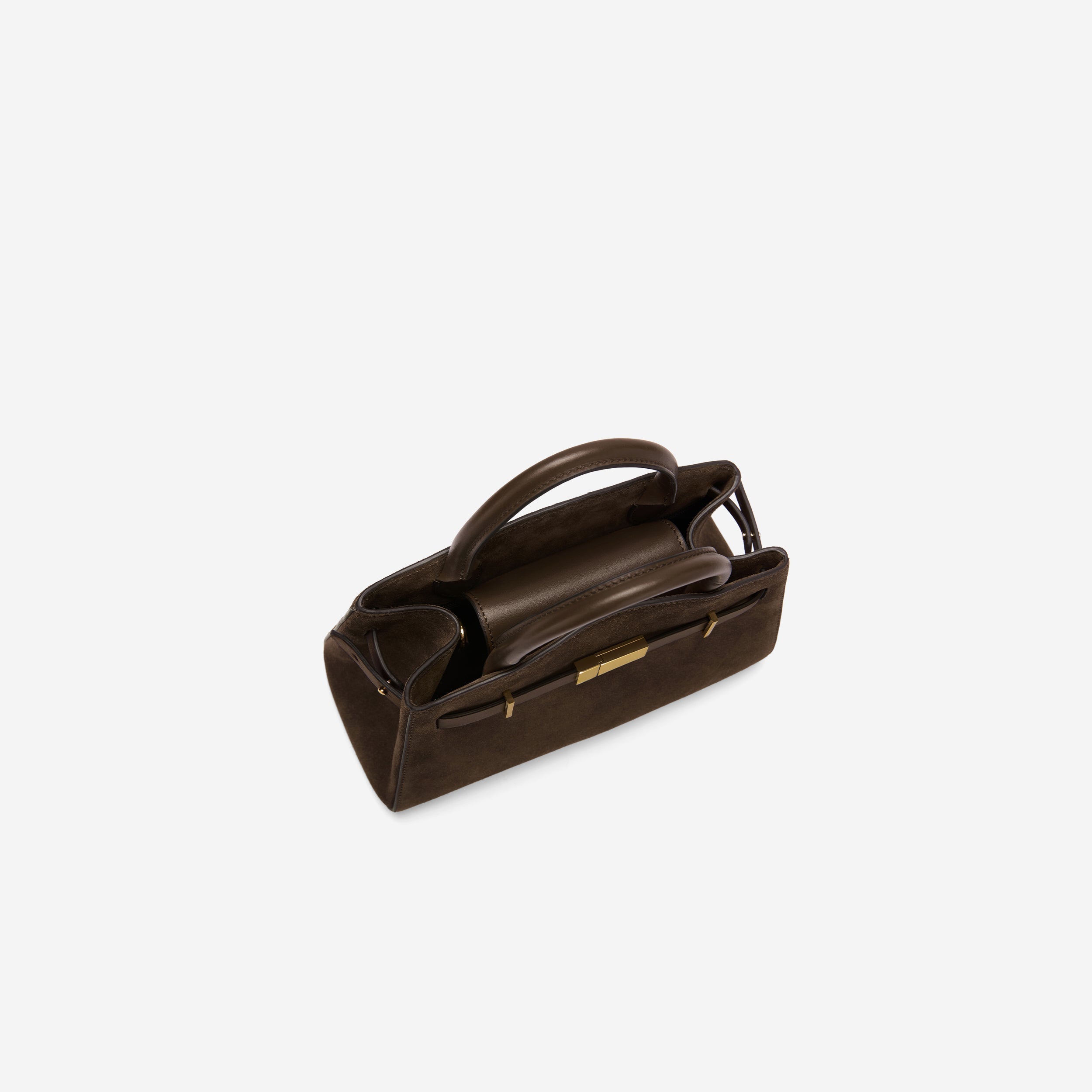 The Small Hudson - mocha suede & mocha smooth