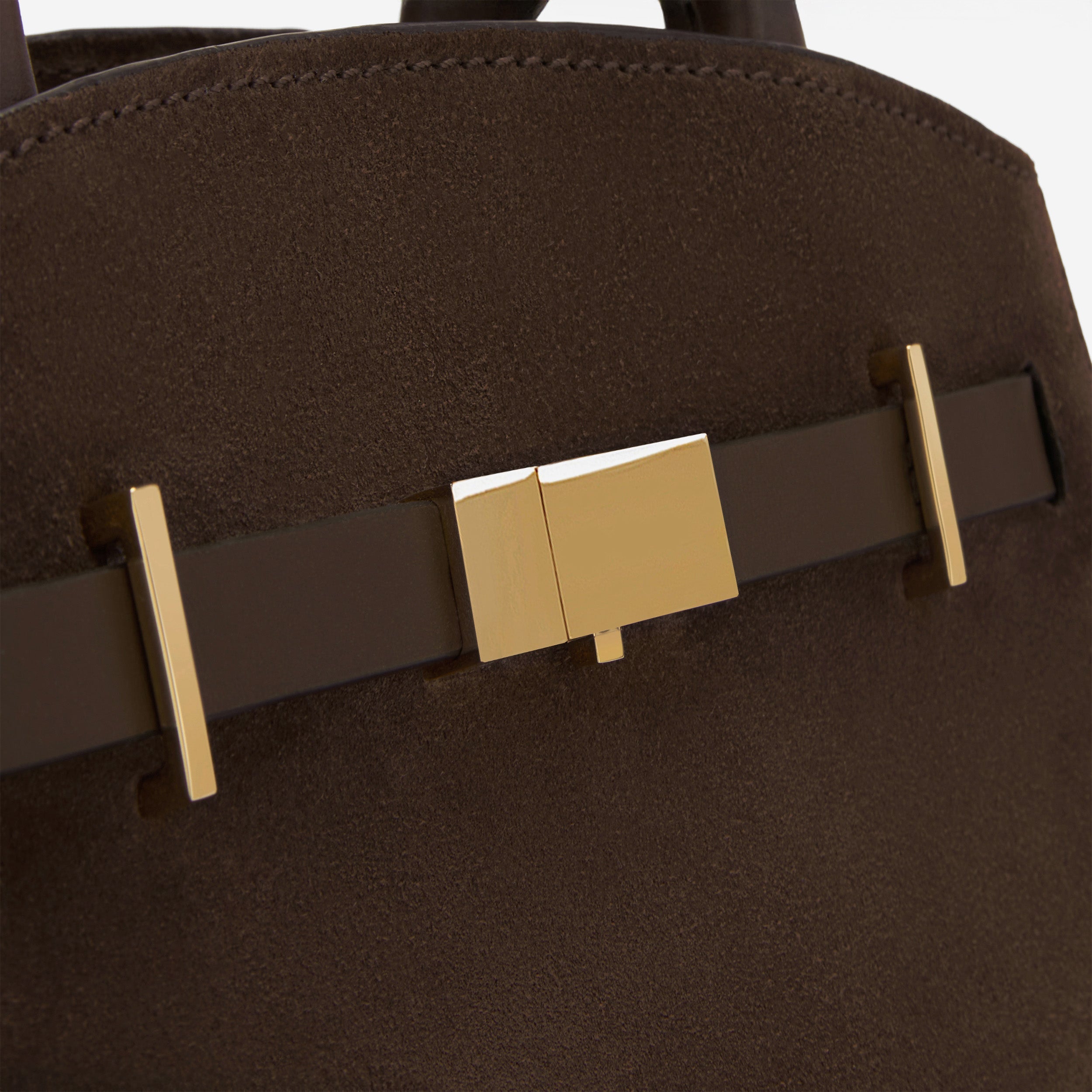 The Small Hudson - mocha suede & mocha smooth
