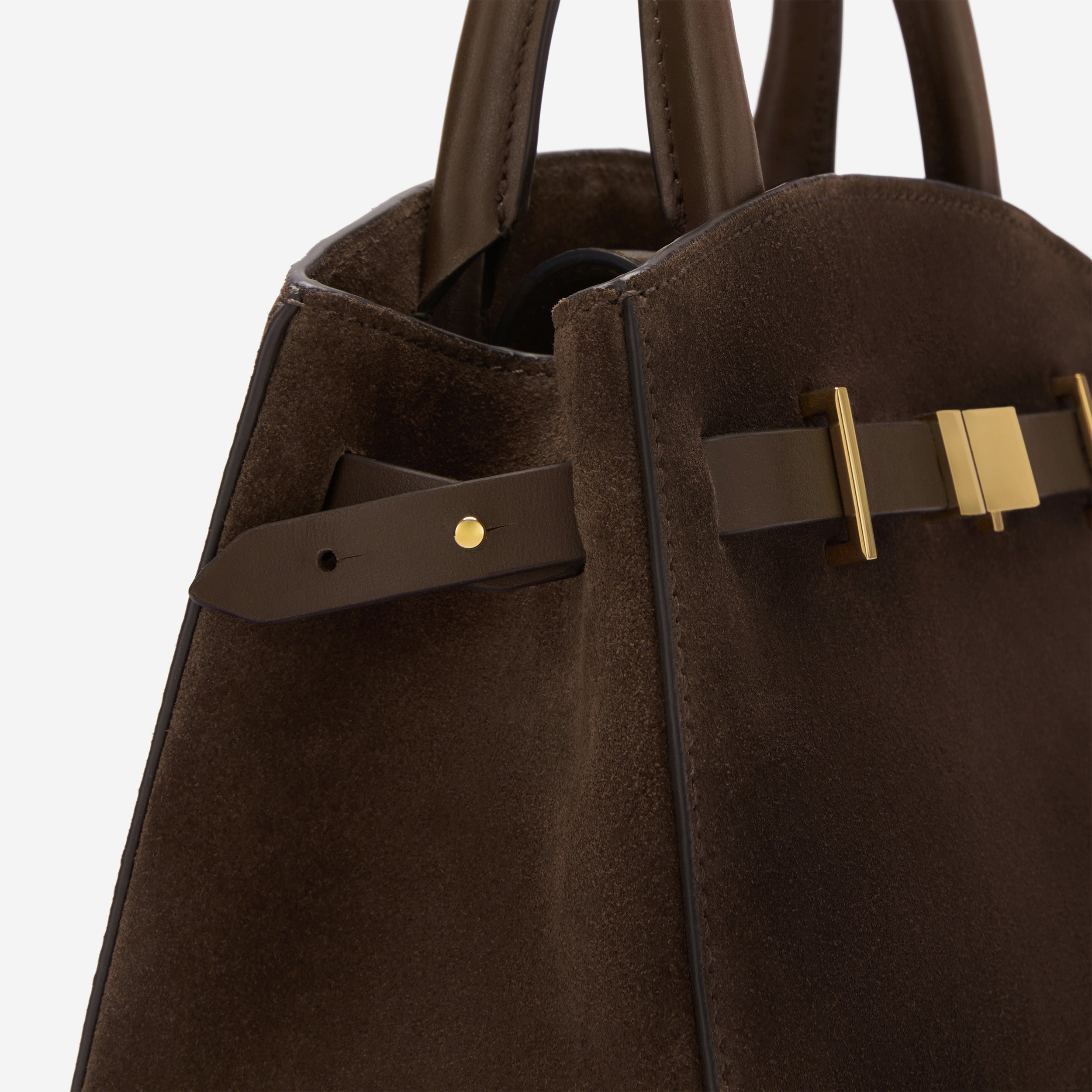 The Small Hudson - mocha suede & mocha smooth