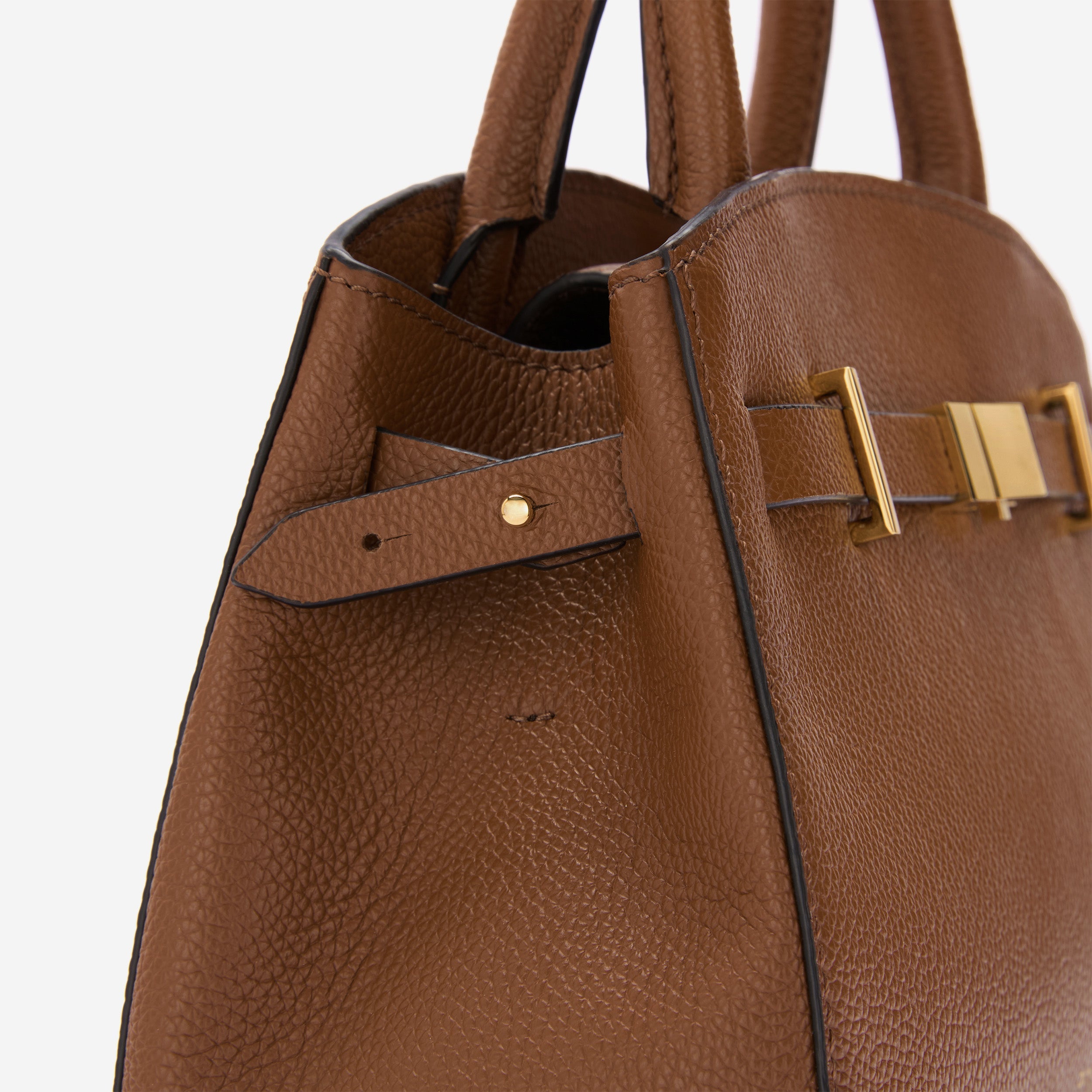 The Small Hudson - tan small grain