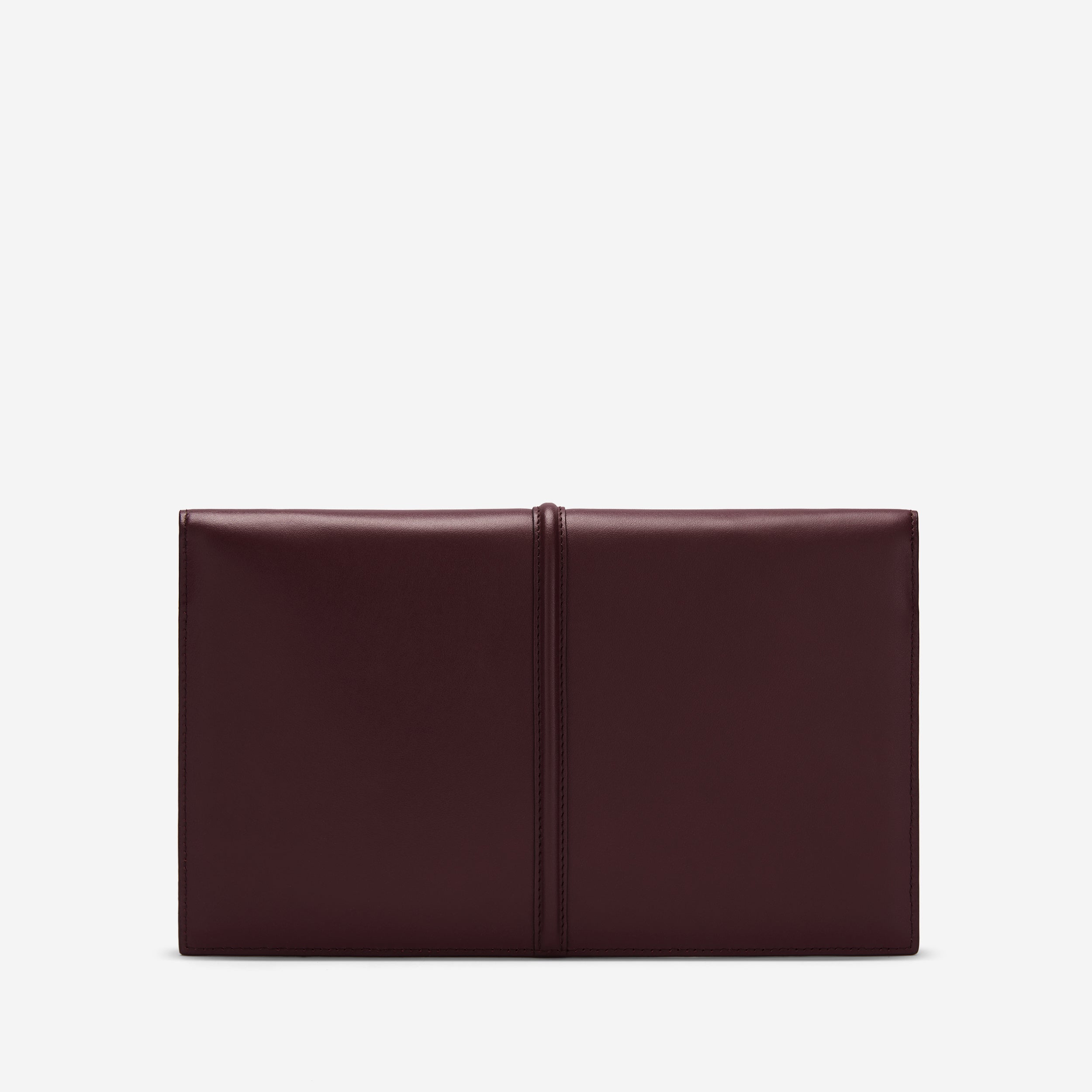 The Tokyo Clutch - burgundy smooth