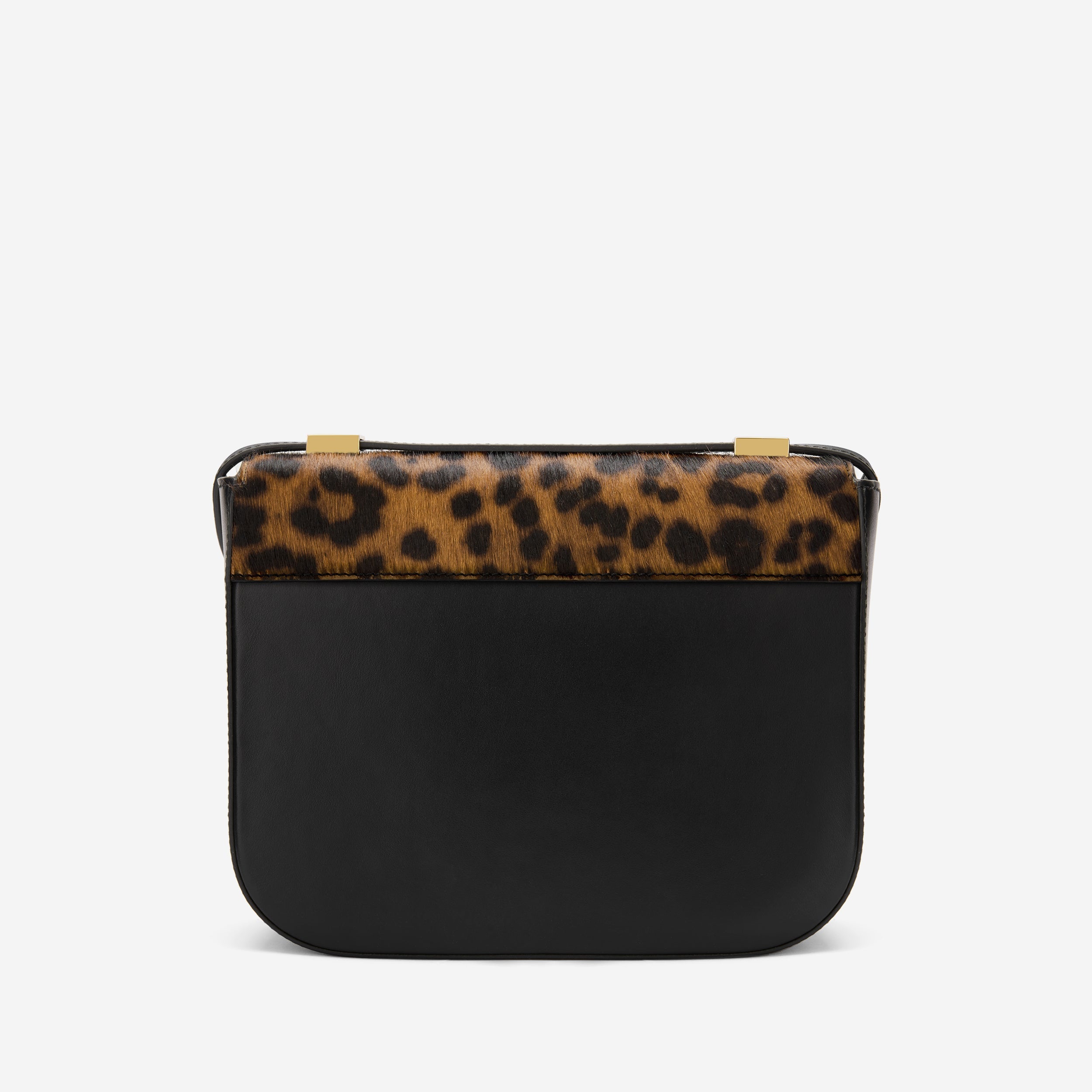 The Vancouver - leopard-effect calf hair & black smooth