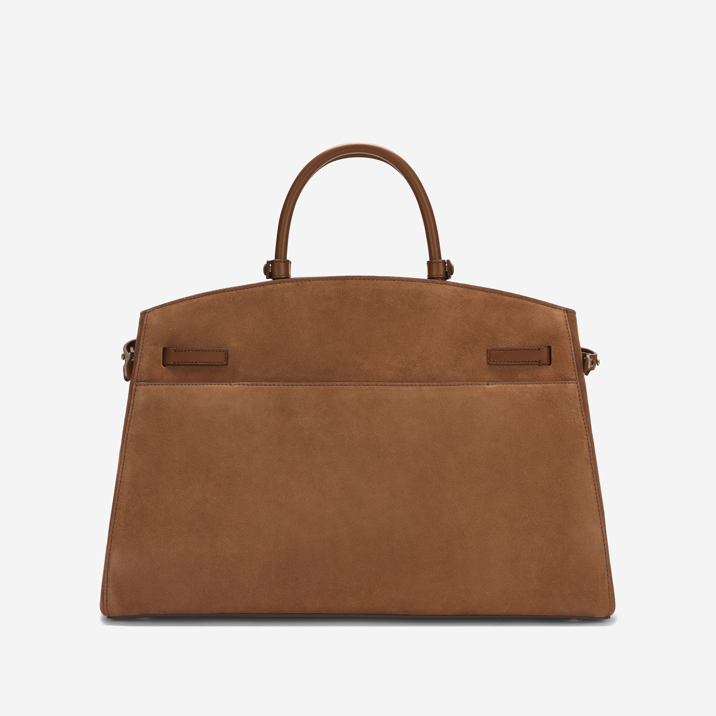 The Hudson - deep tan suede & tan smooth