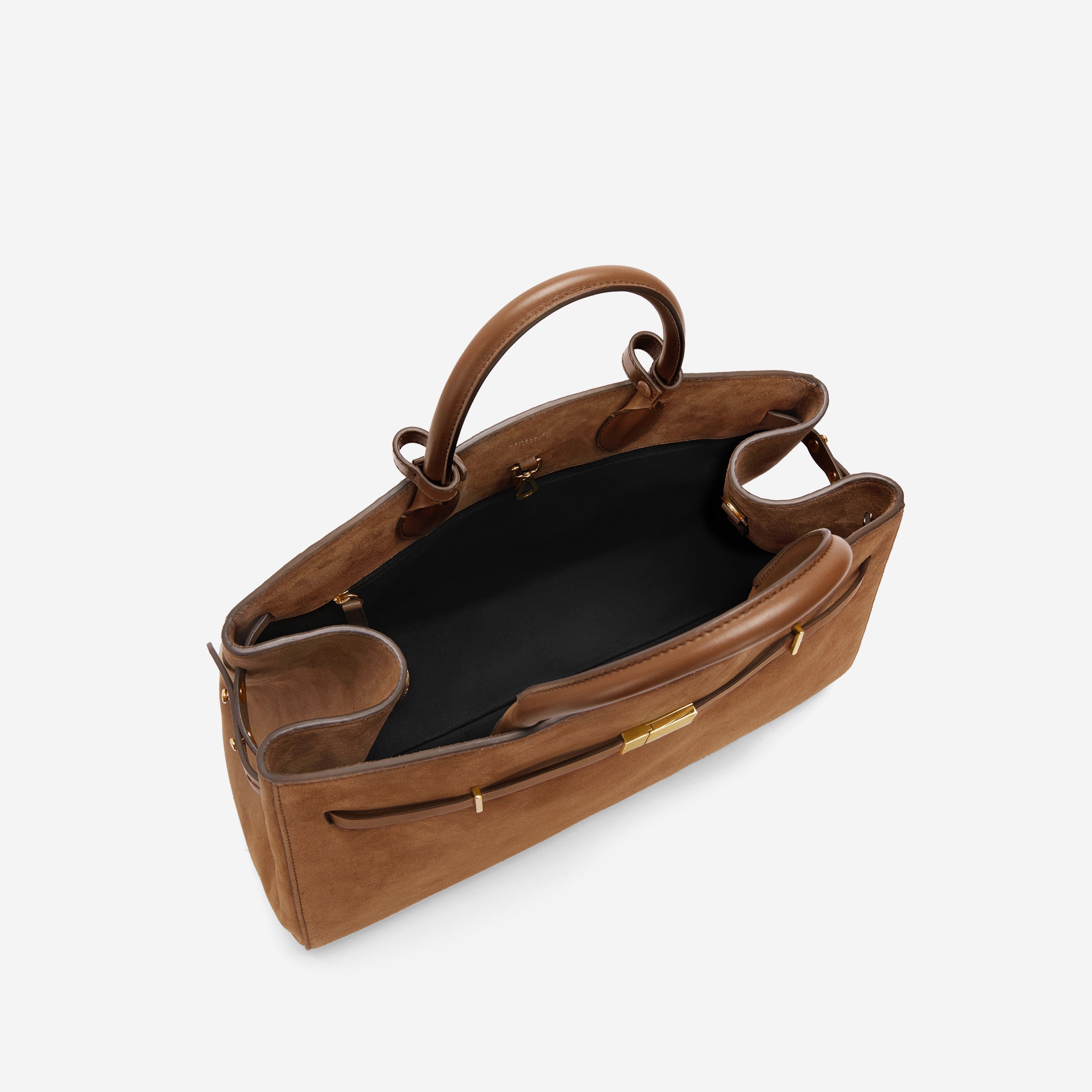 The Hudson - deep tan suede & tan smooth