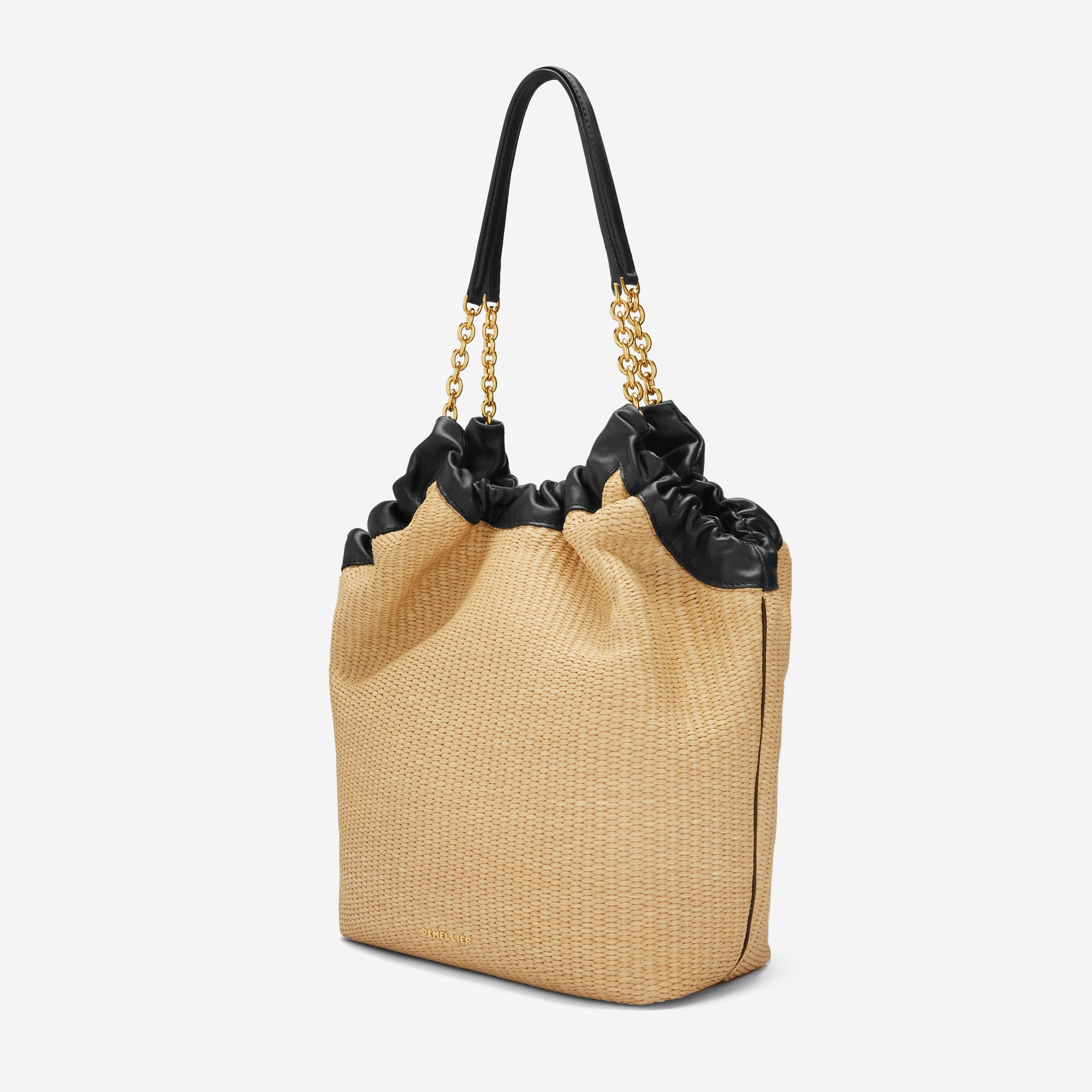 The Miami - warm raffia black smooth