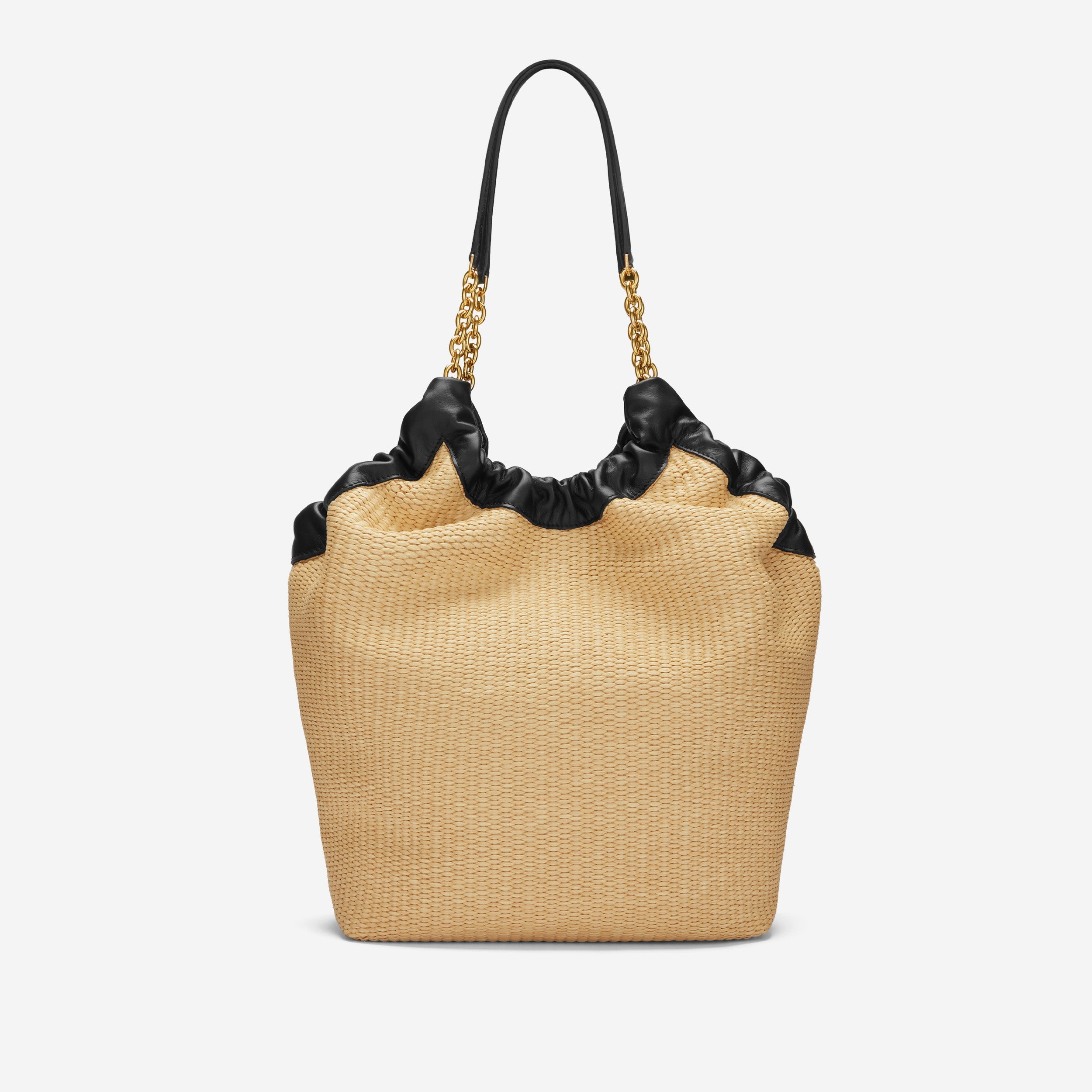The Miami - warm raffia black smooth