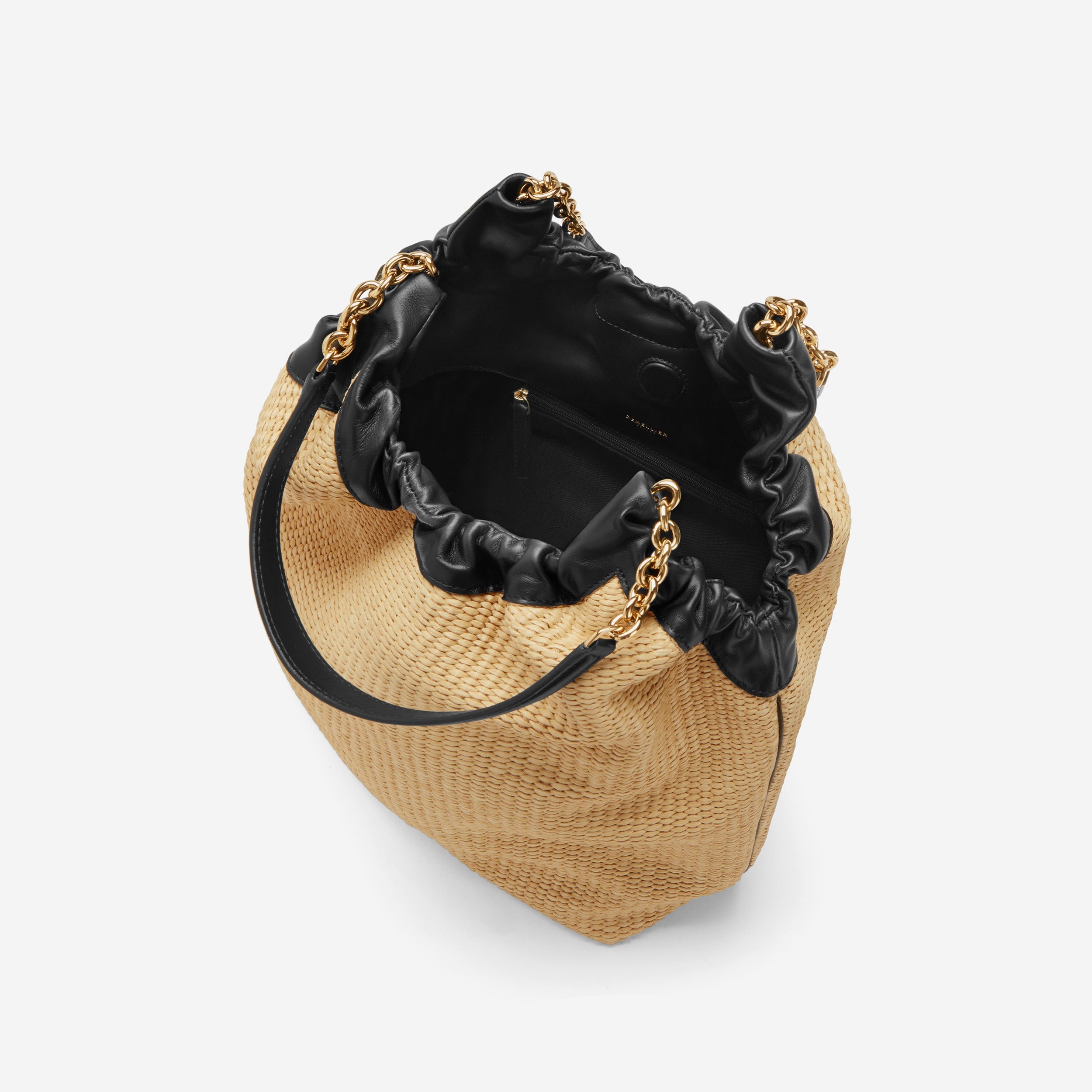 The Miami - warm raffia black smooth